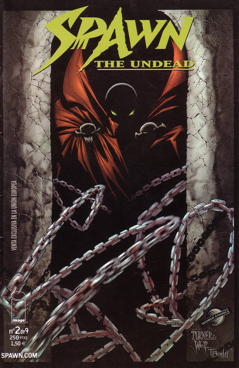 Carátula Spawn. The Undead #02 [Español].cbr