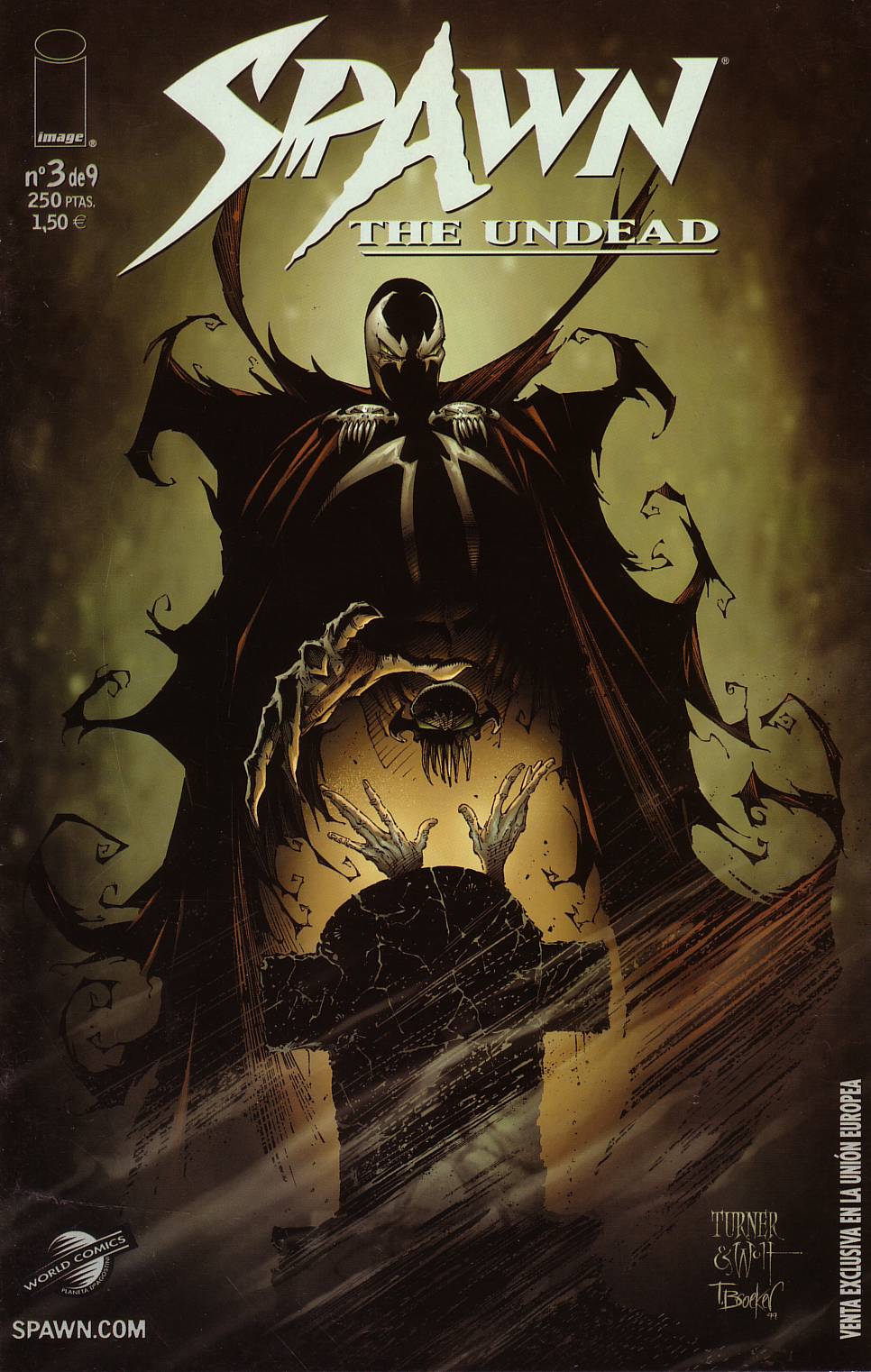 Carátula Spawn. The Undead #03 [Español].cbr