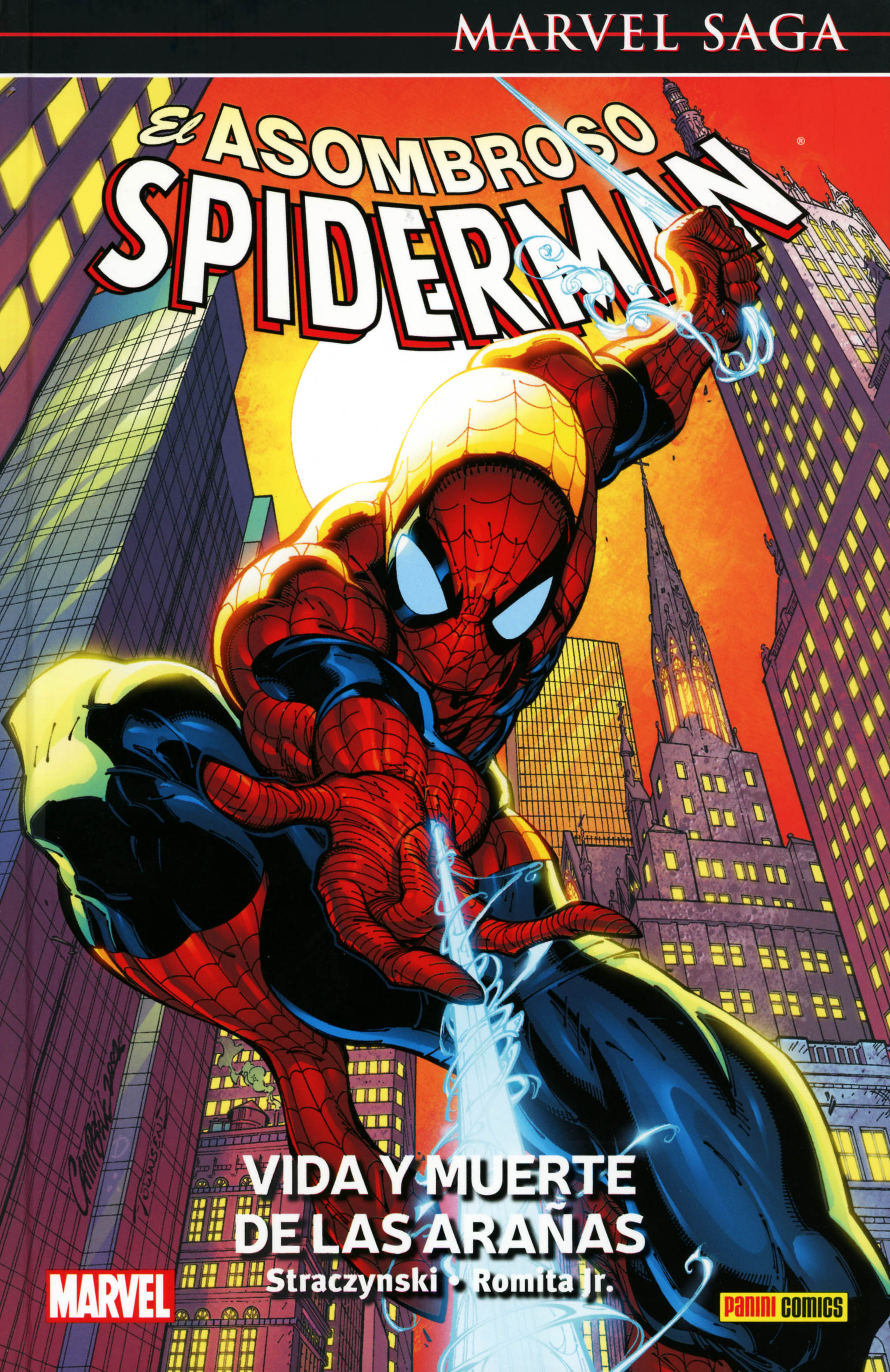 Carátula Spiderman Marvel Saga 03 Vida Y Muerte De Las Arañas.cbr