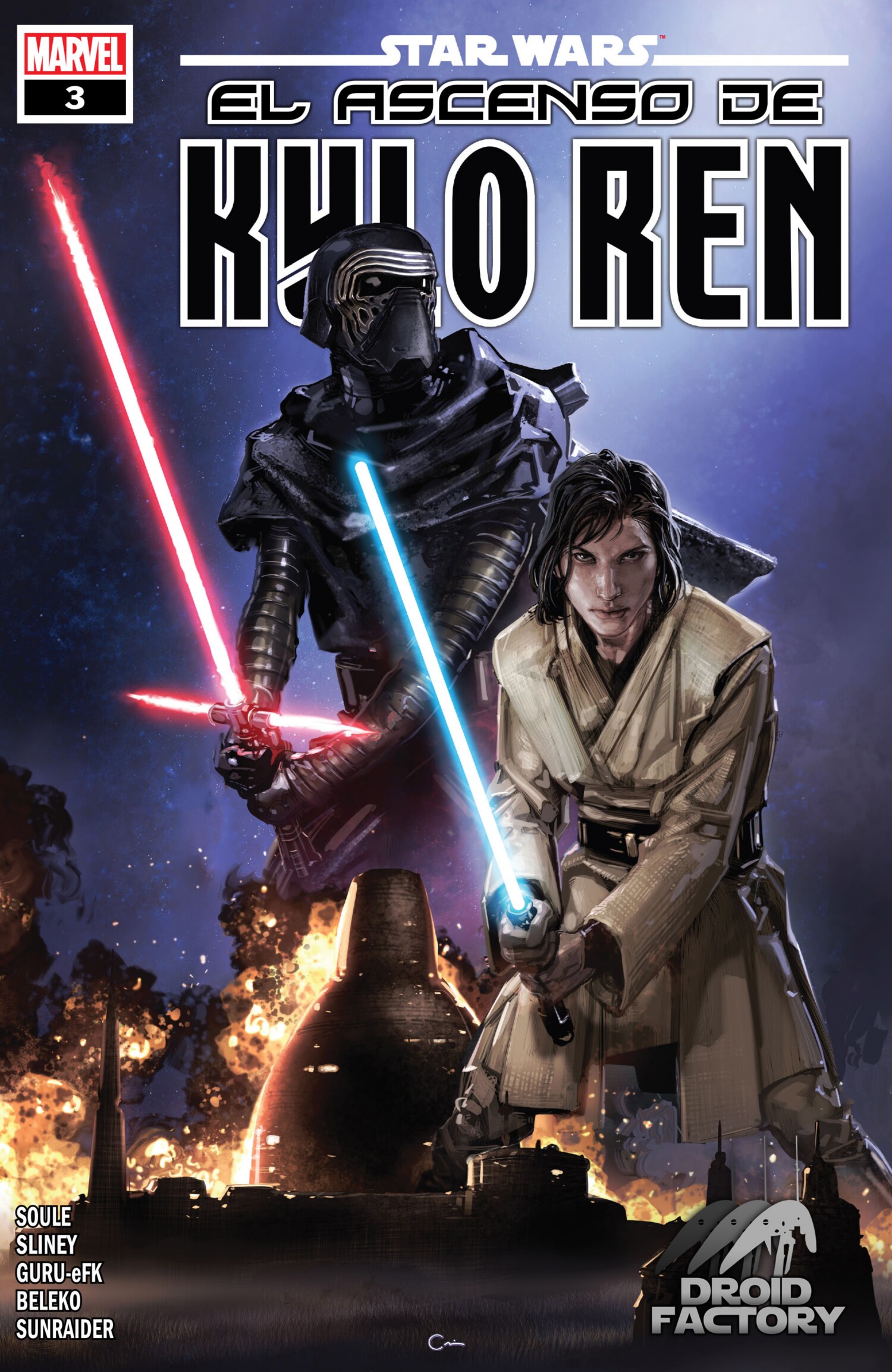 Star Wars - El ascenso de Kylo Ren 3 - Droid Factory.cbr