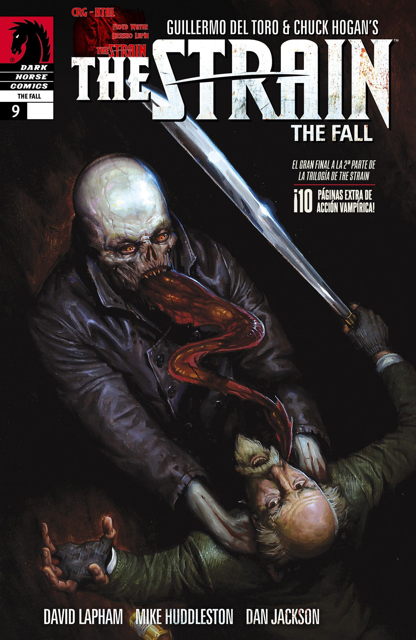 Carátula The_Strain_The_Fall_#09_Floyd_Wayne_Arsenio_Lupín_CRG_HTAL.cbr