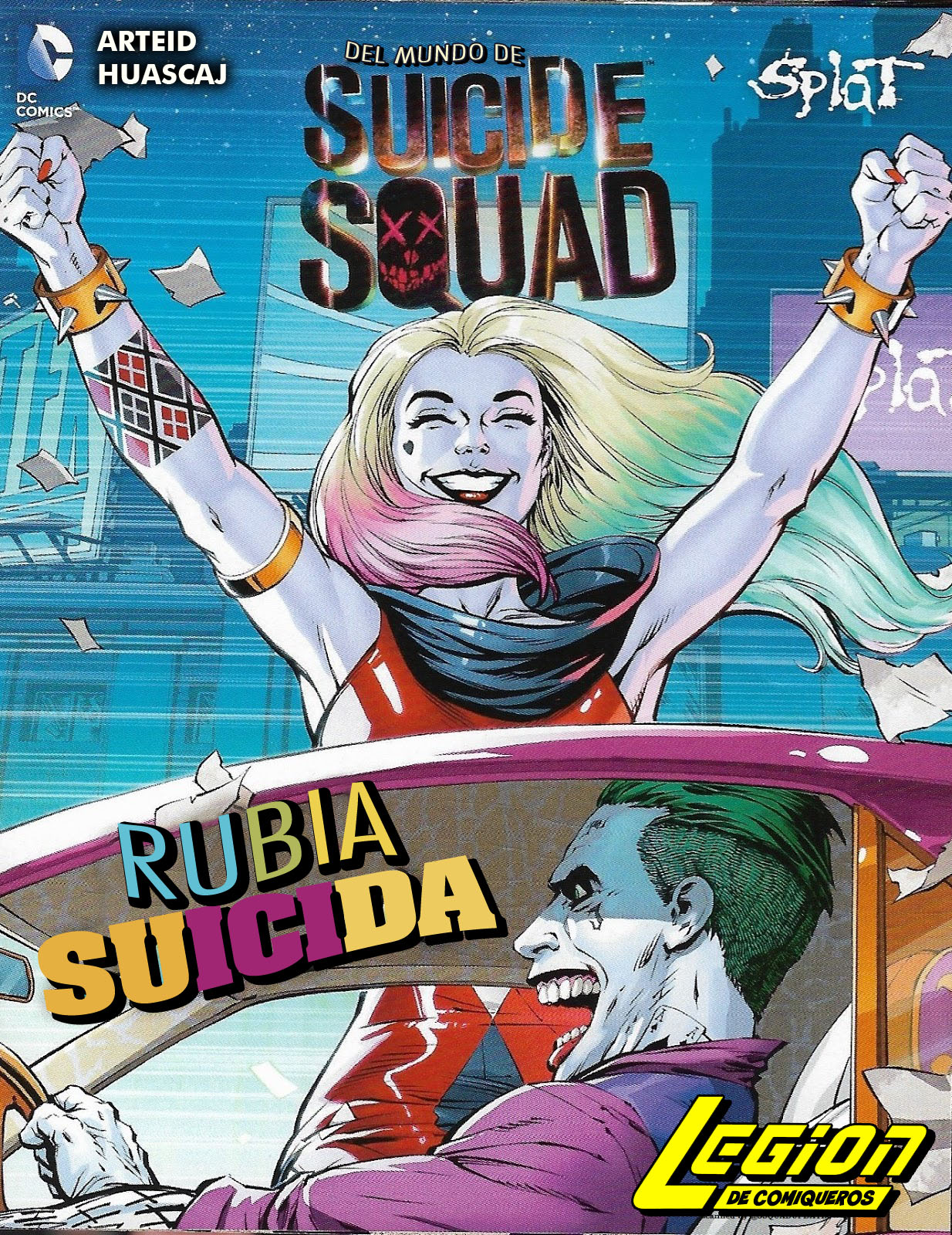Carátula Suicide Squad Rubia Suicida.cbr