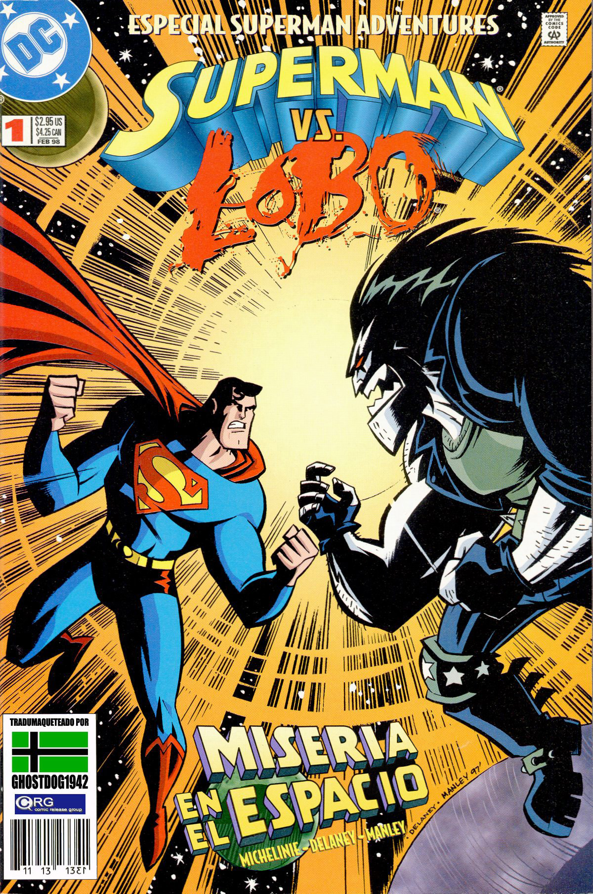 Carátula Especial Superman Adventures #1 @com1cfan.cbr