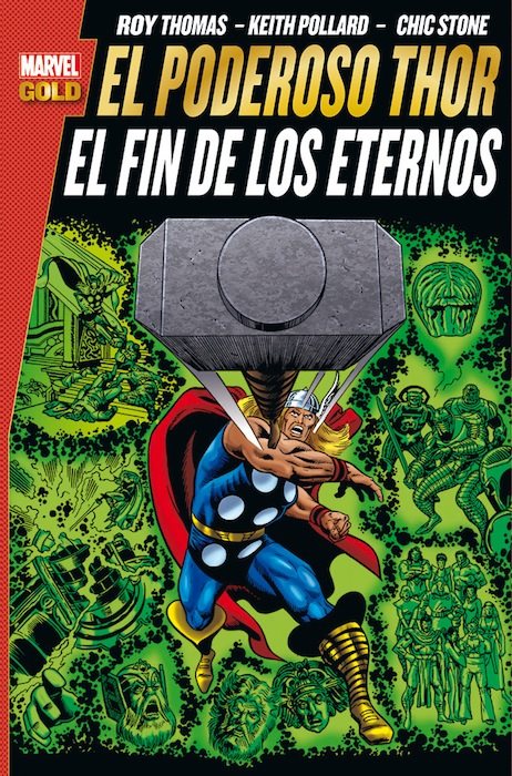 Carátula Thor El fin de los eternos. Marvel Gold.cbr