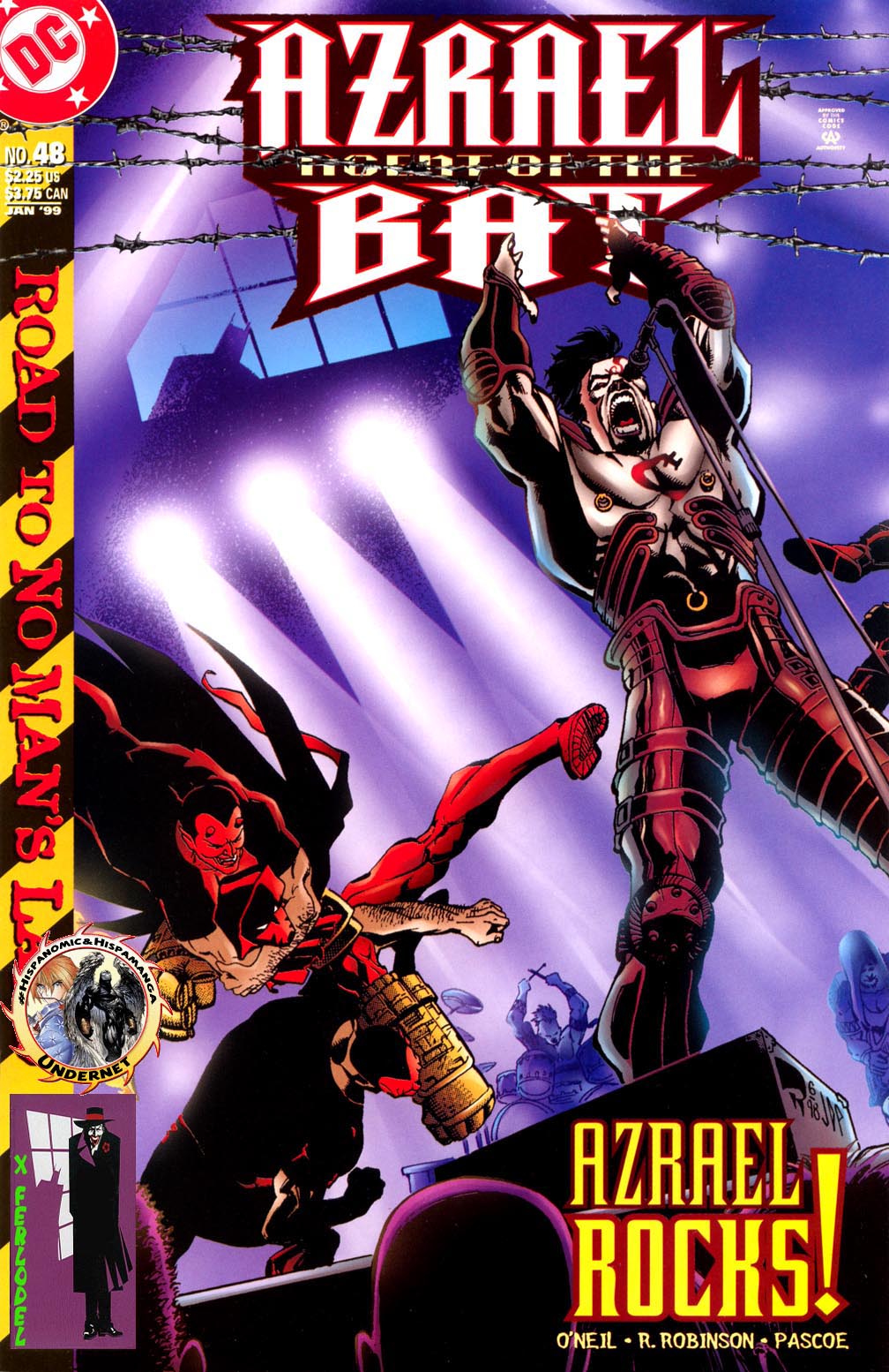Carátula 04-Tierra de Nadie 02A - Azrael 48 - por Ferlodel [HyH].cbr
