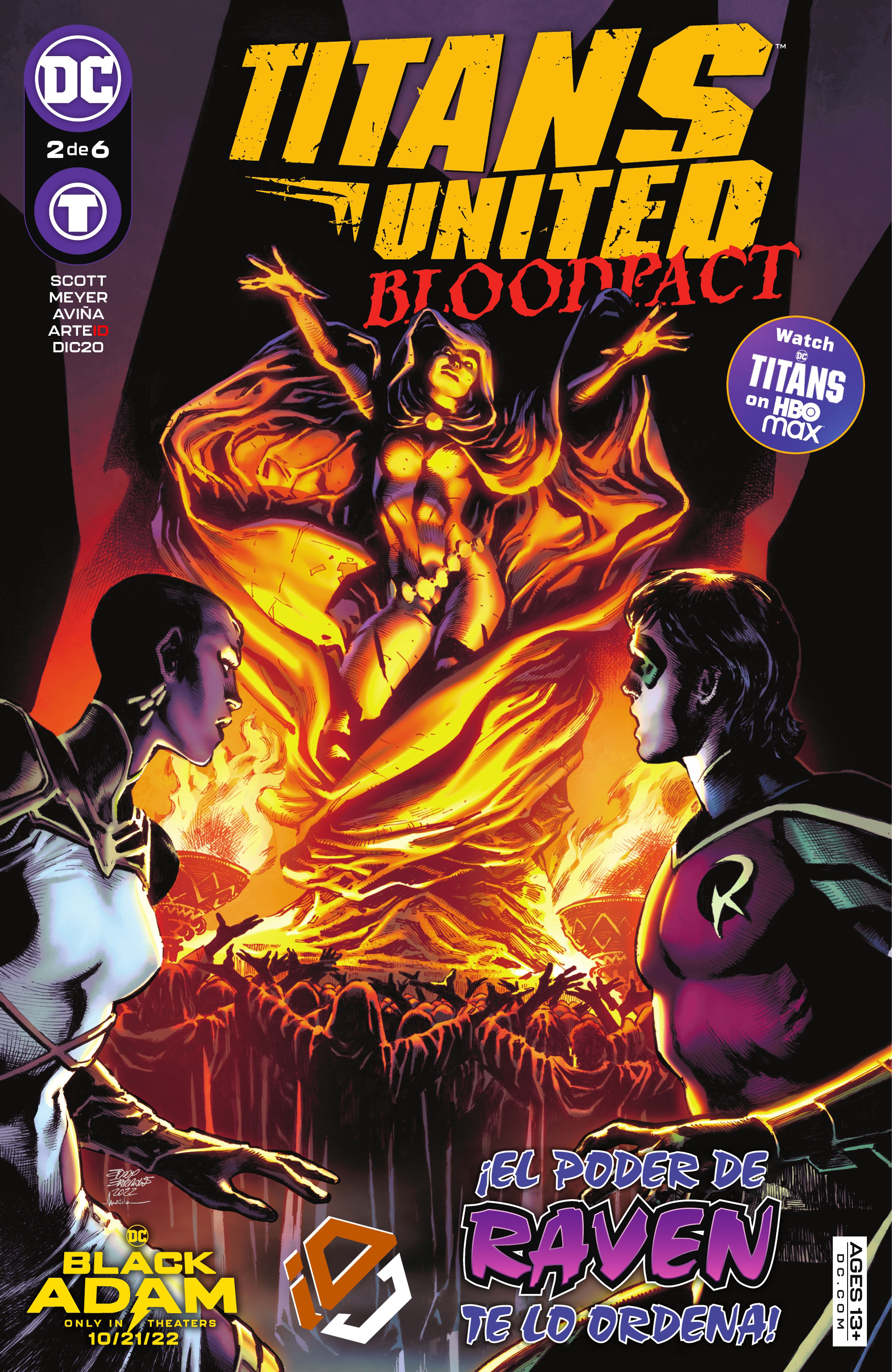Carátula Titans United - Bloodpact #02.cbr
