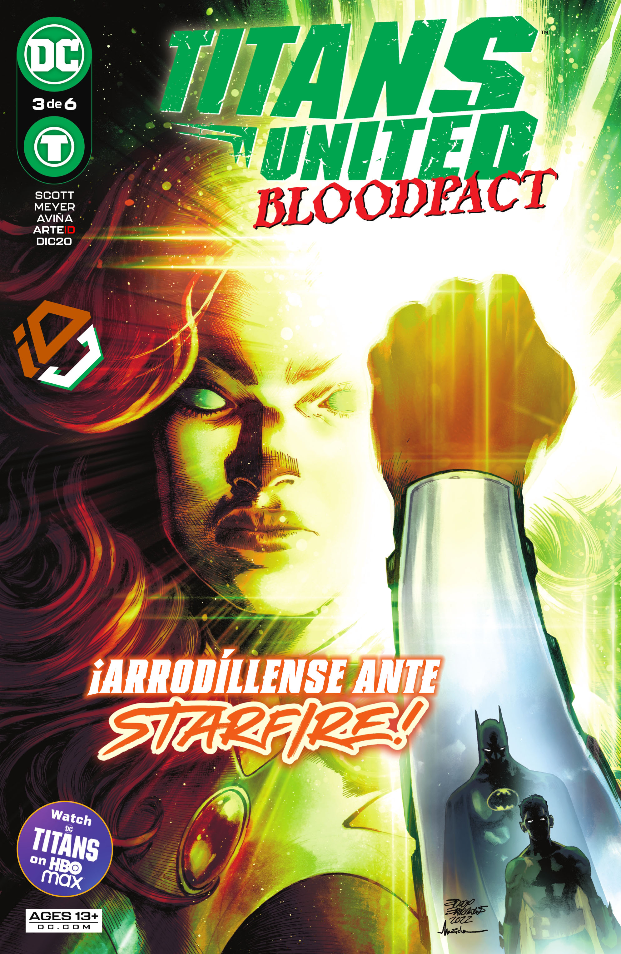 Carátula Titans United - Bloodpact #03.cbr