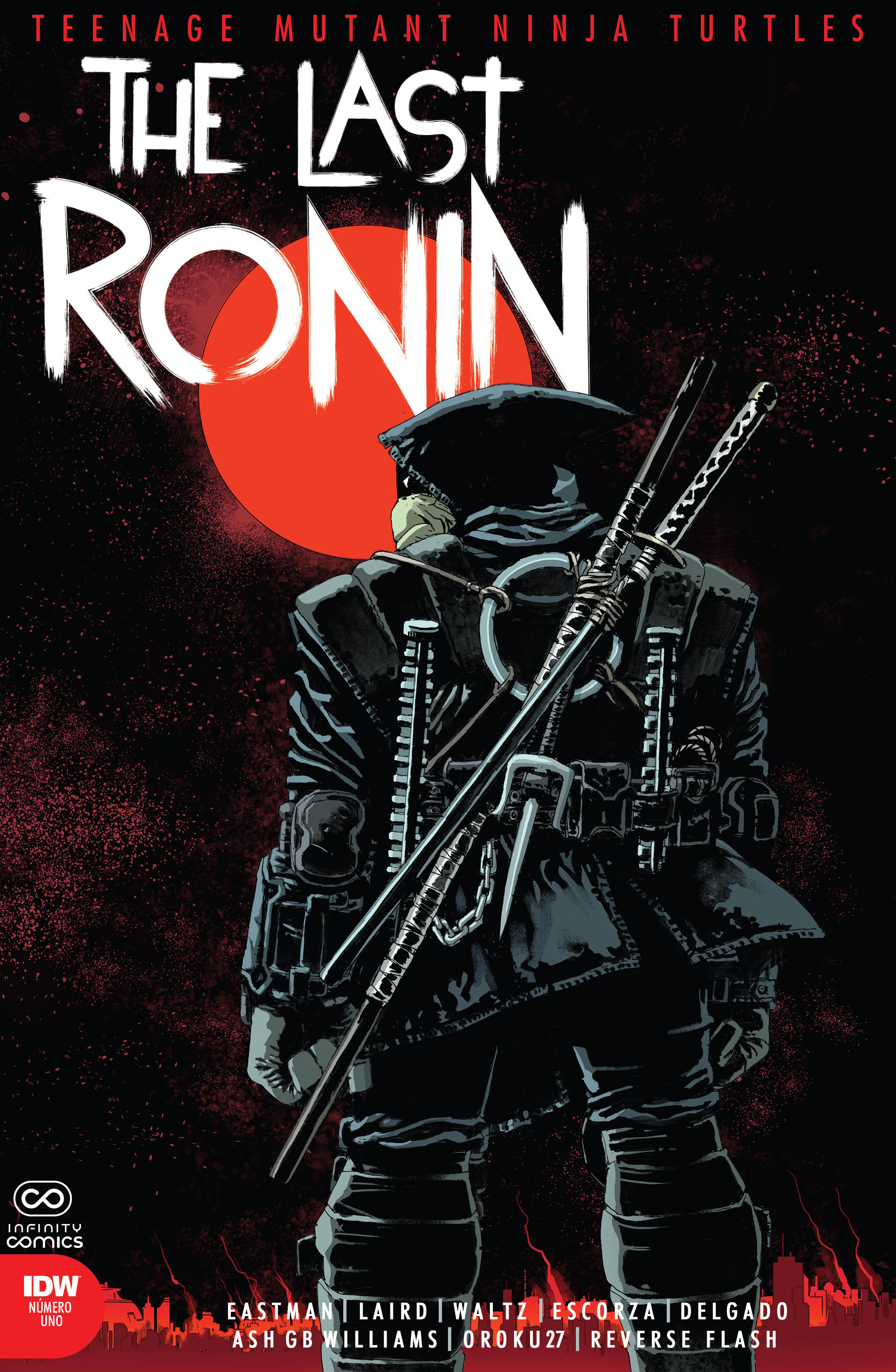 Carátula TMNT - El Último Ronin #1.cbr