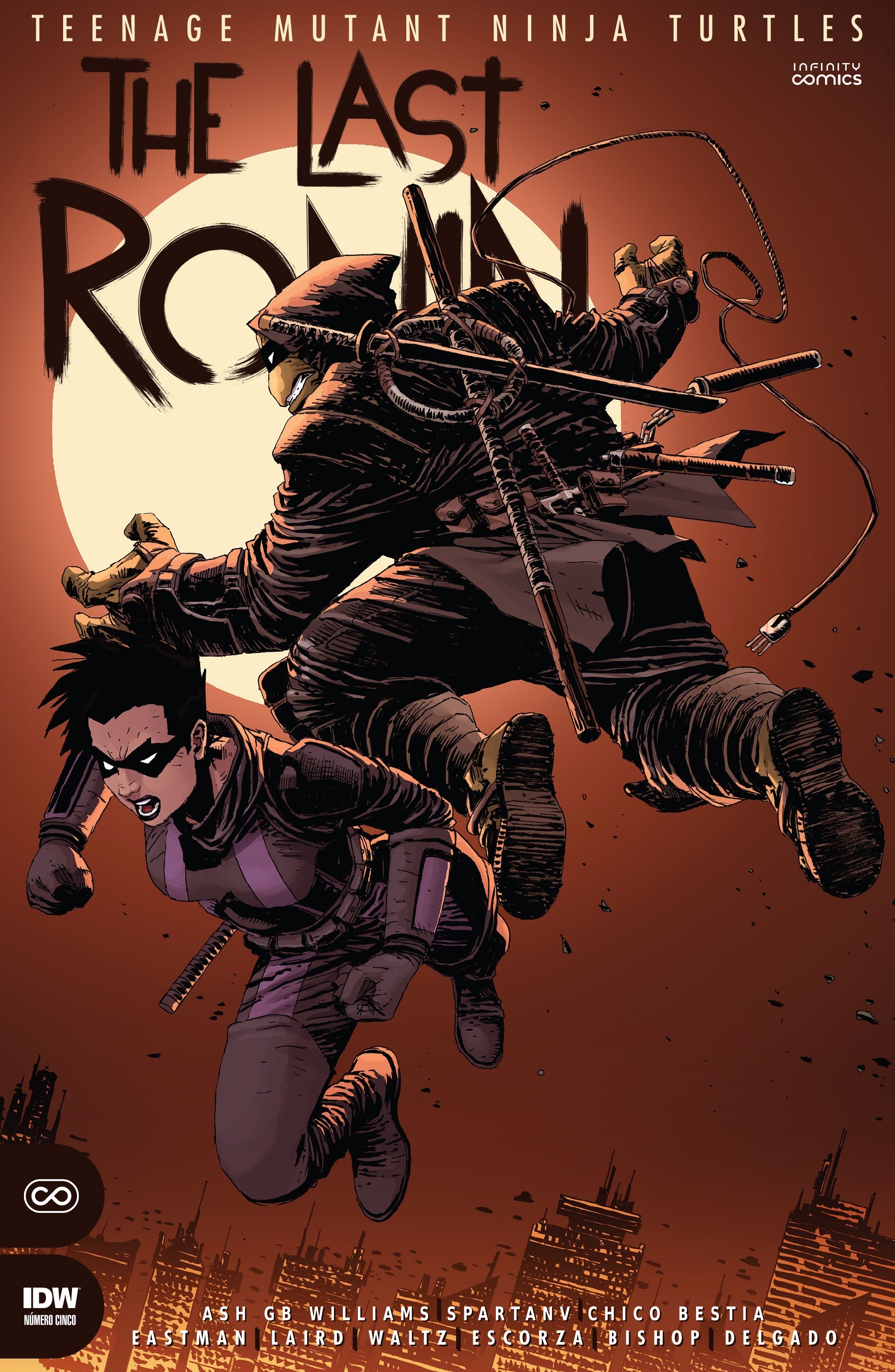 Carátula TMNT - El Último Ronin #5.cbr
