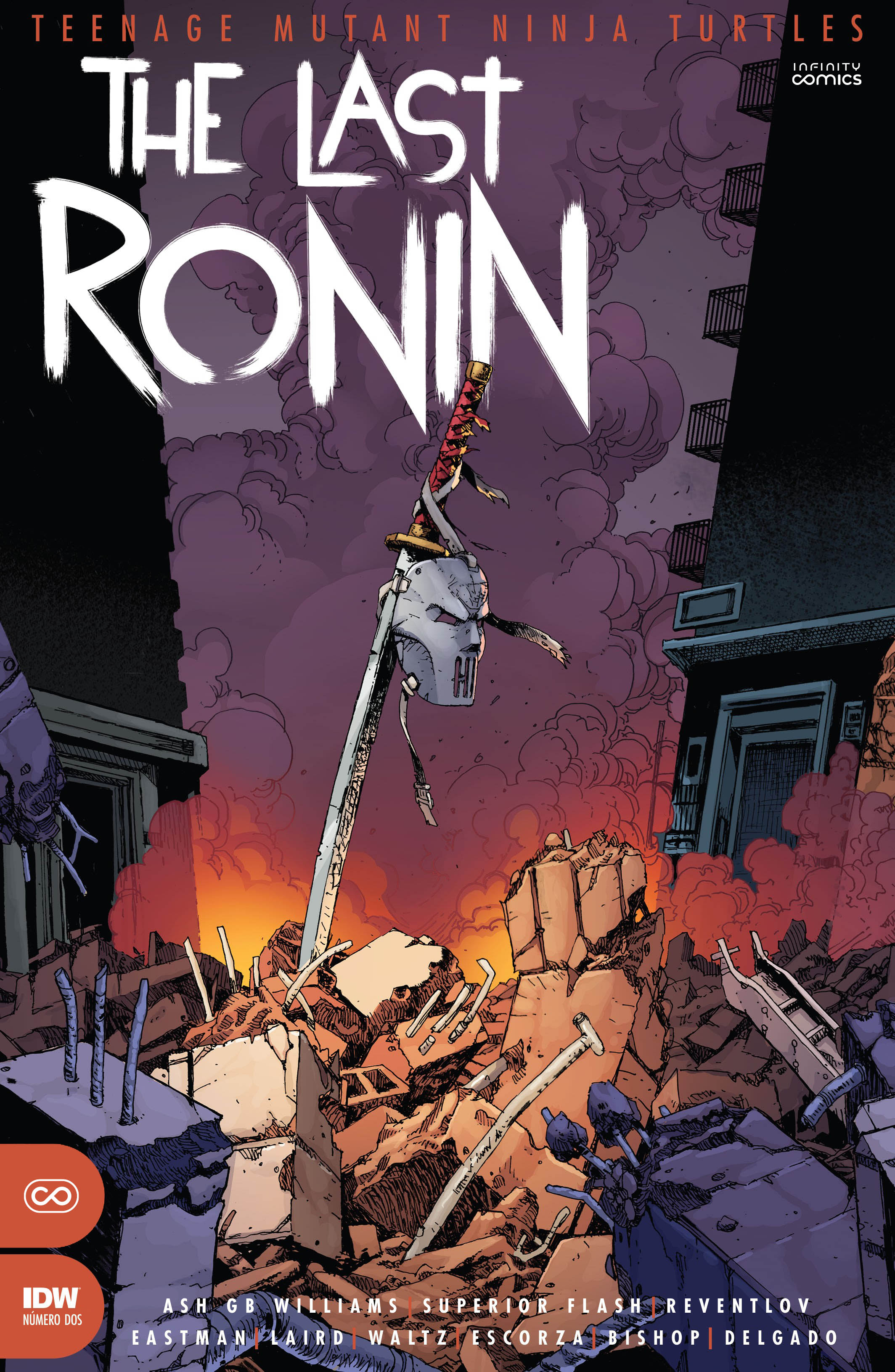 Carátula TMNT - The Last Ronin #003.cbr