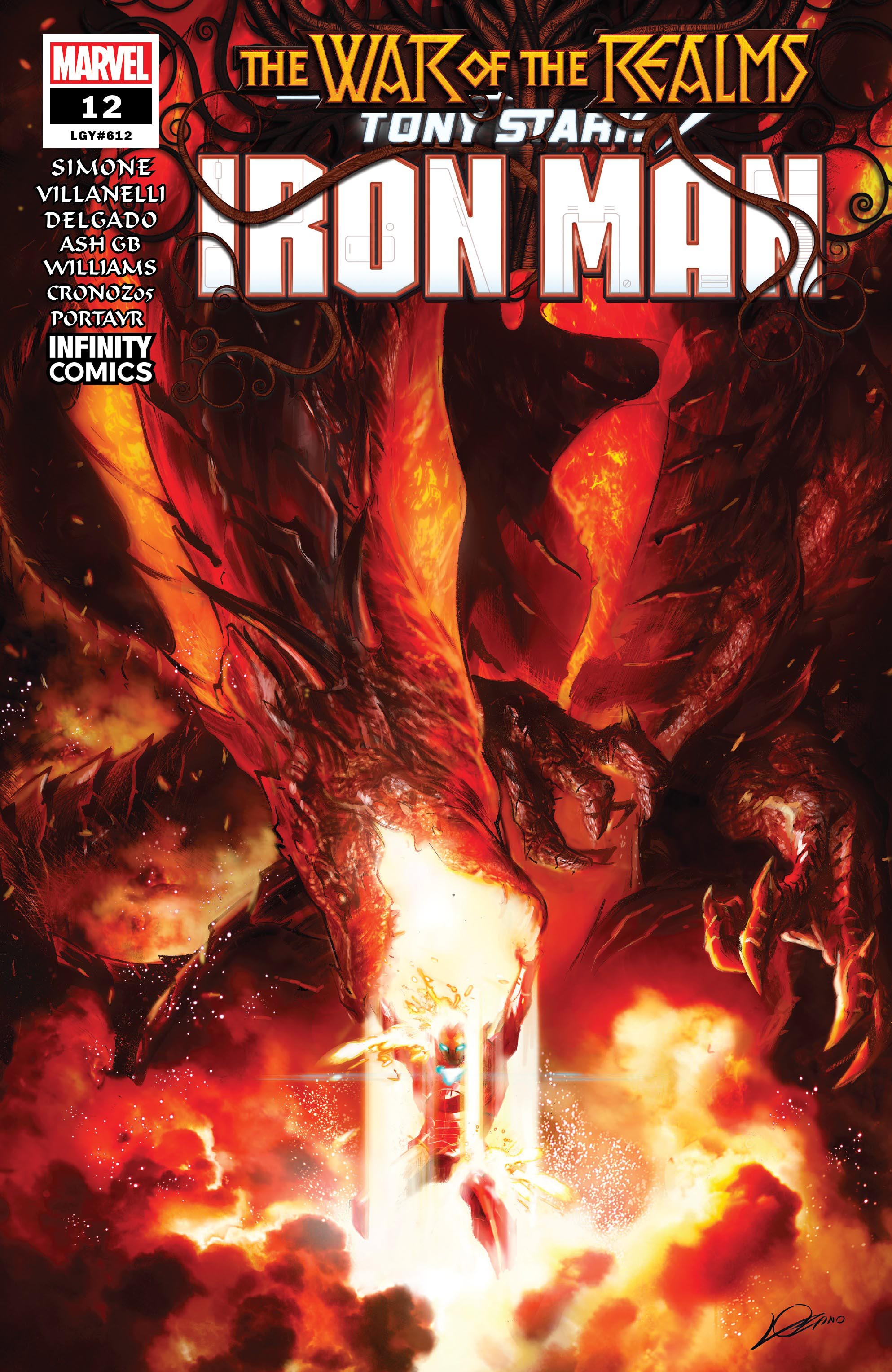 Carátula Tony Stark - Iron Man 12.cbr