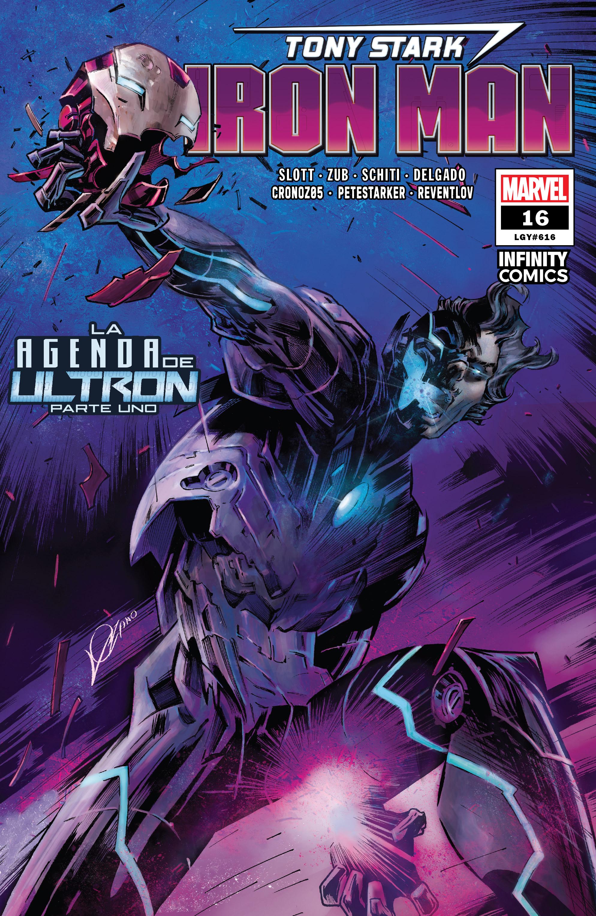 Carátula Tony Stark - Iron Man 16.cbr