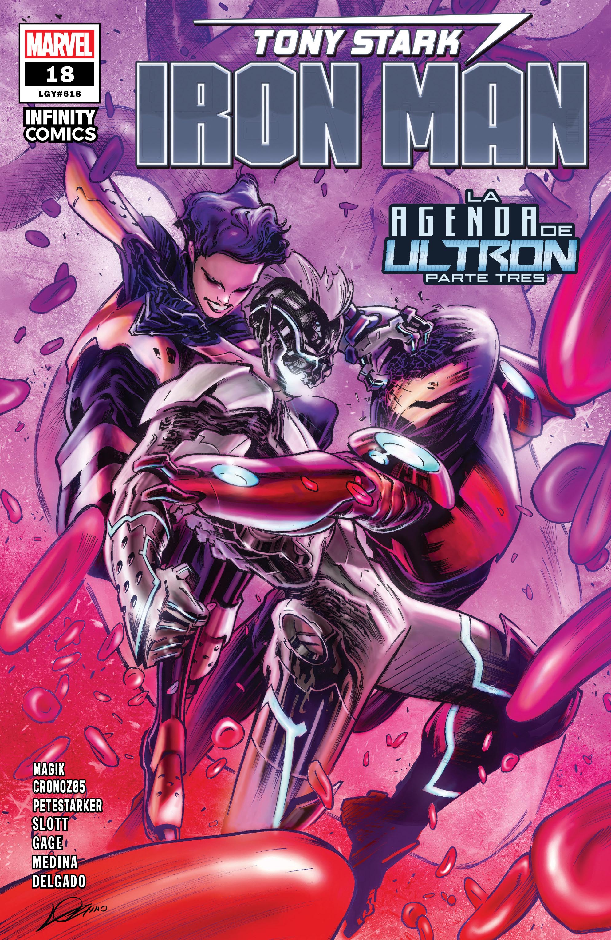 Carátula Tony Stark - Iron Man 18.cbr