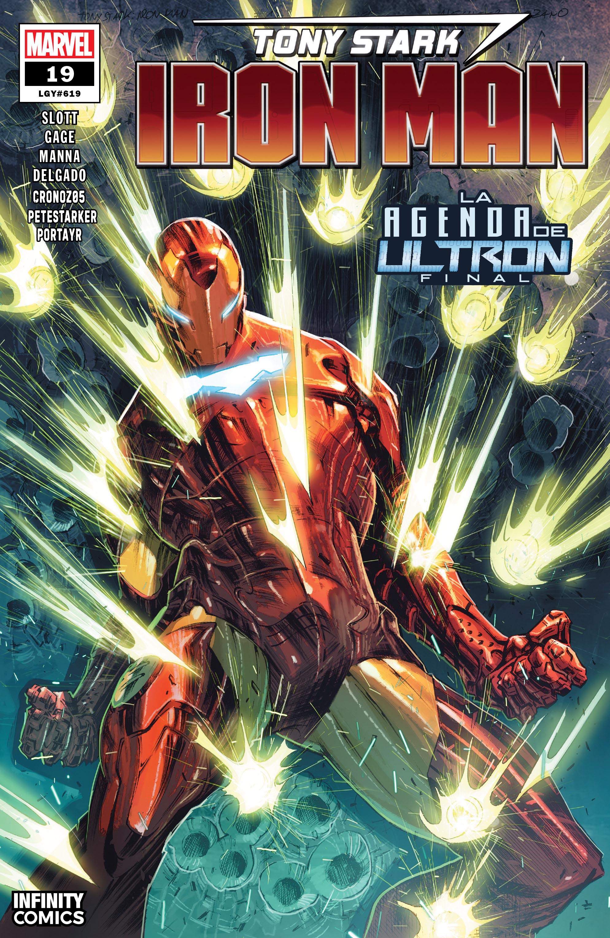 Carátula Tony Stark - Iron Man 19.cbr
