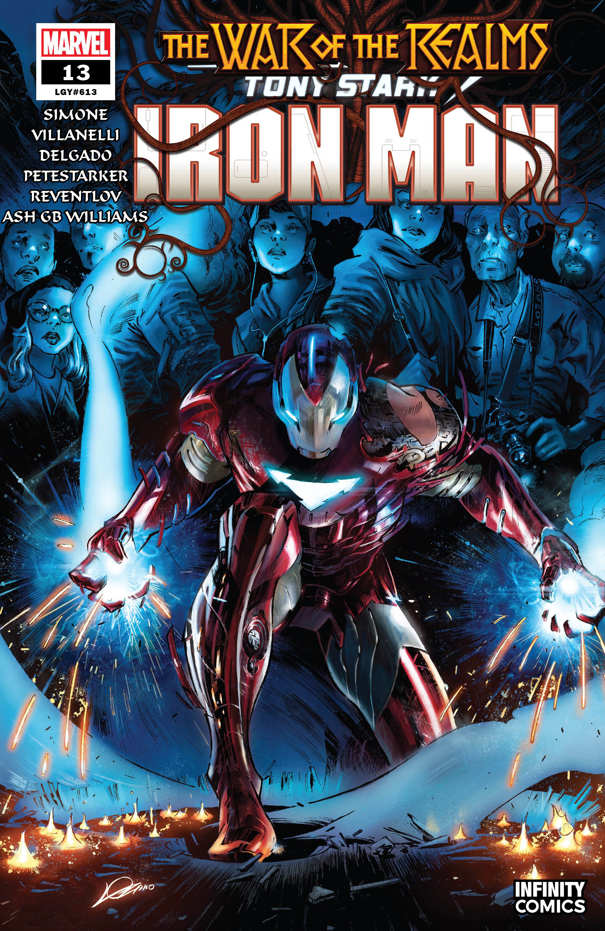 Carátula Tony Stark - Iron Man Vol. 1 #13 Infinity Comics.cbr