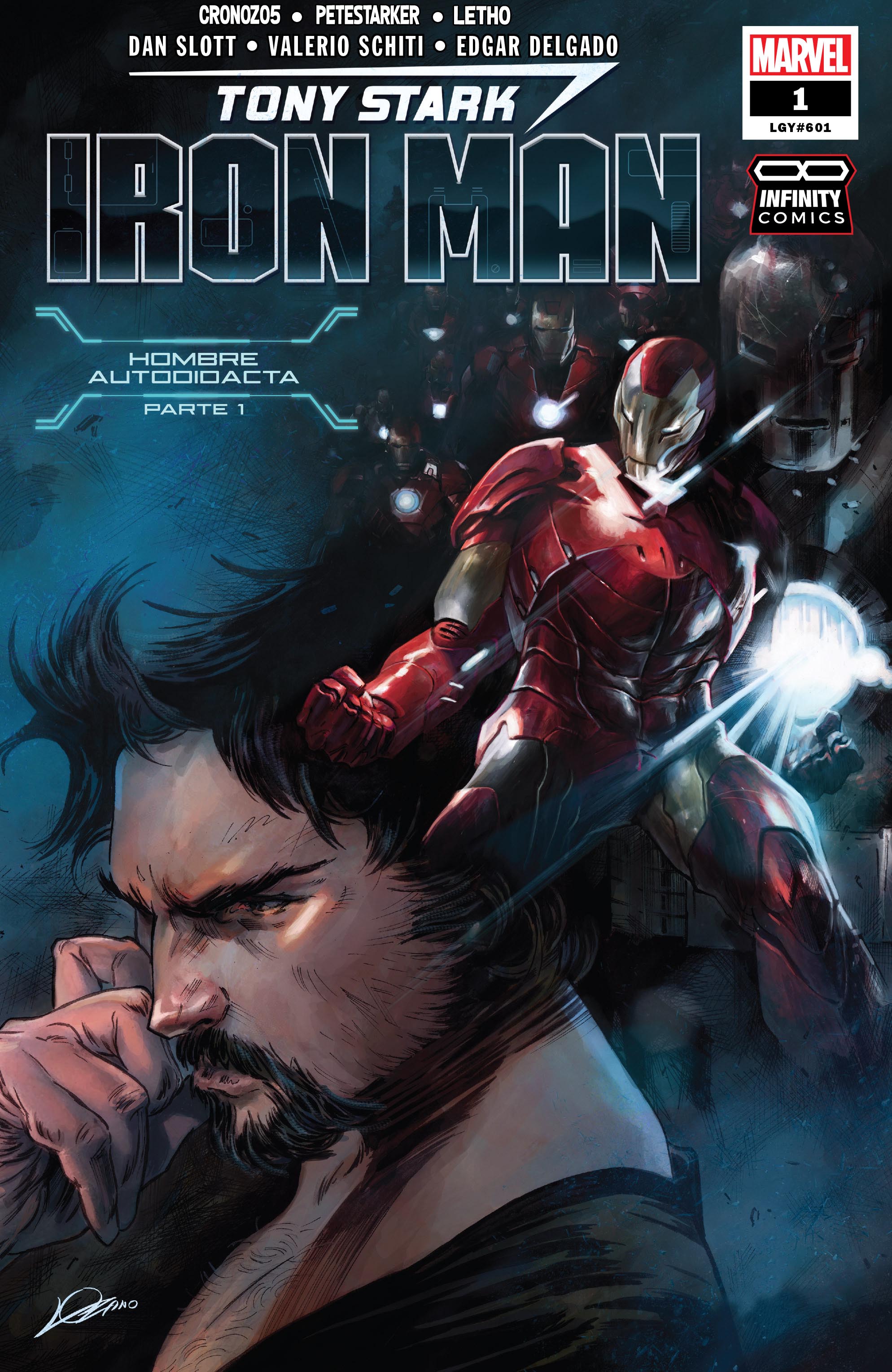 Carátula TONY STARK VOLUMEN 1