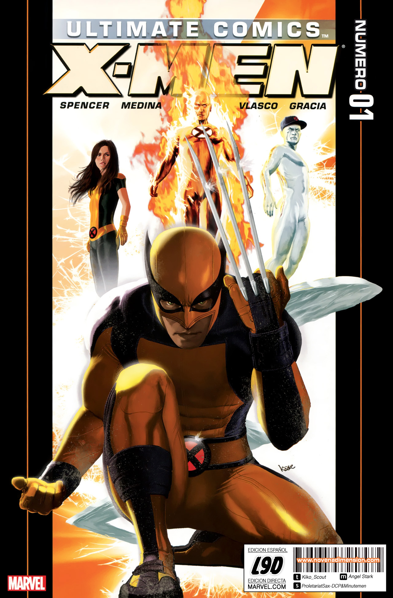 Carátula Ultimate Comics X-Men #01.cbr
