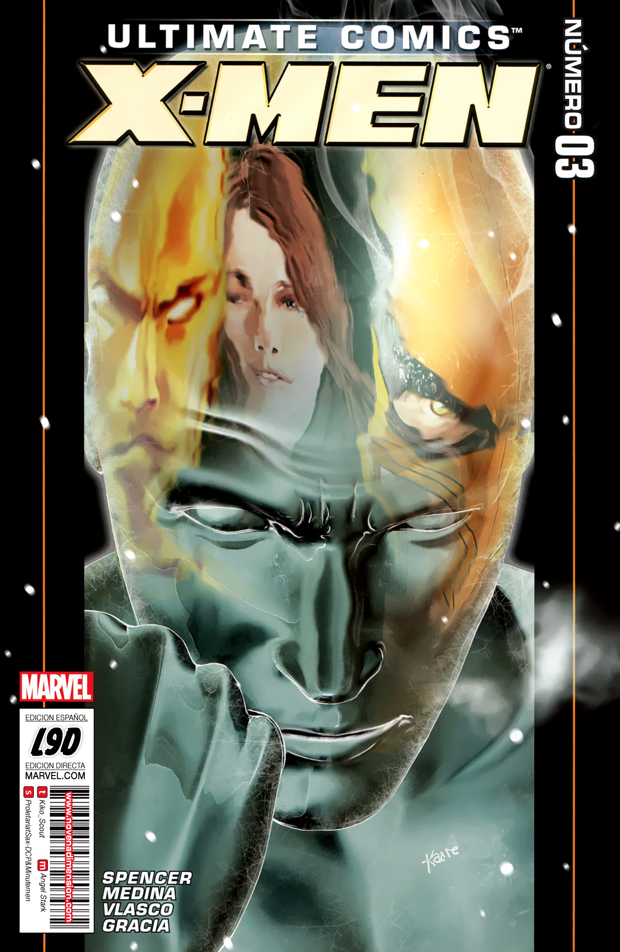 Carátula Ultimate Comics X-Men #03.cbr