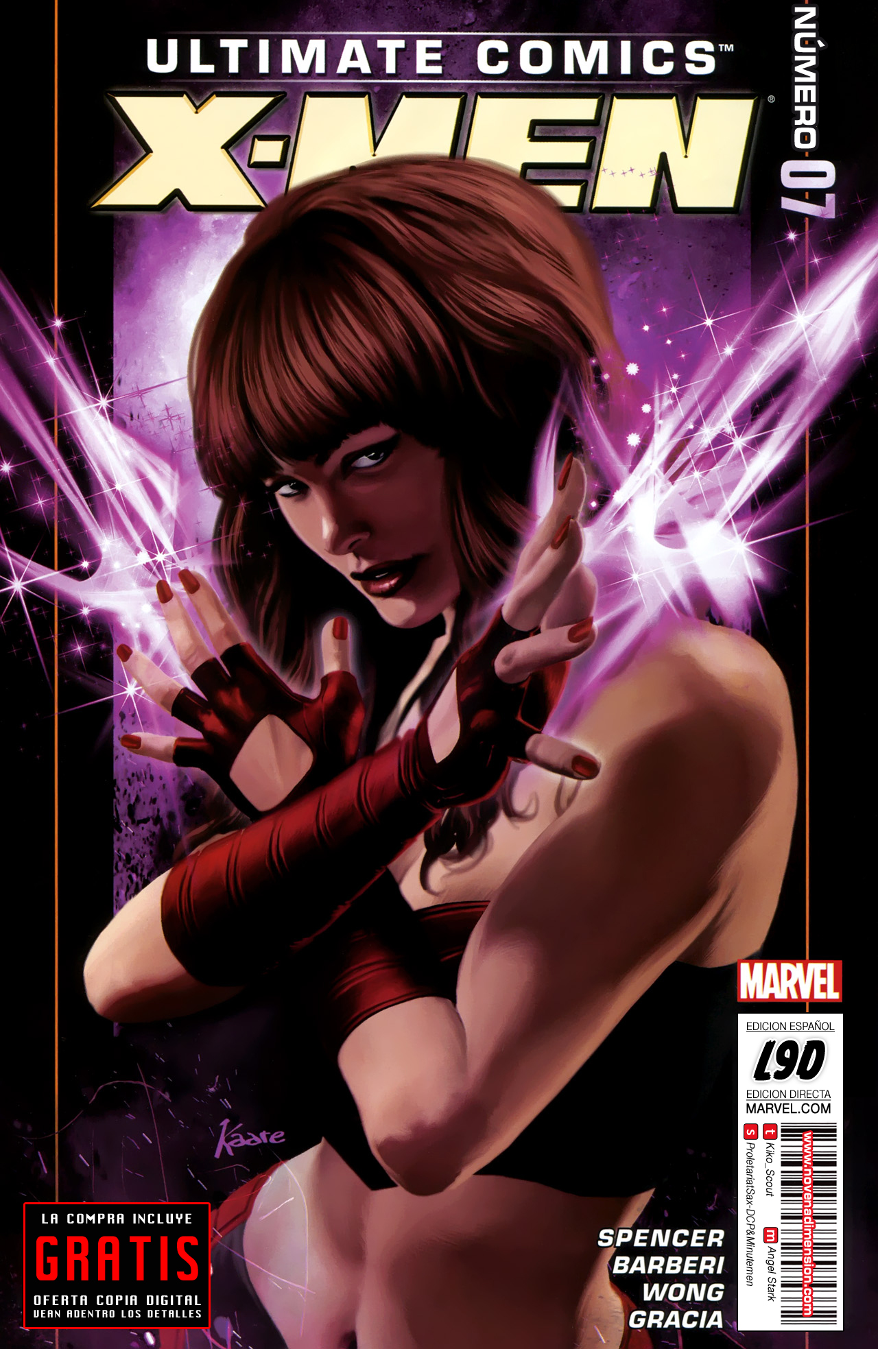 Carátula Ultimate Comics X-Men #07.cbr