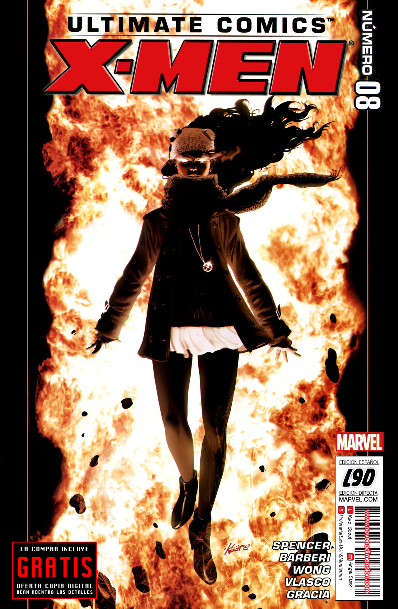 Carátula Ultimate Comics X-Men #08.cbr