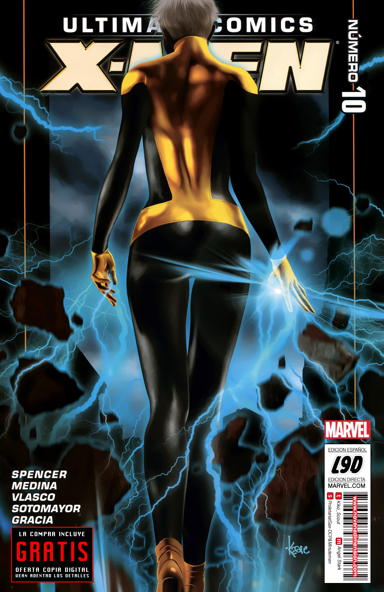 Carátula Ultimate Comics X-Men #10.cbr