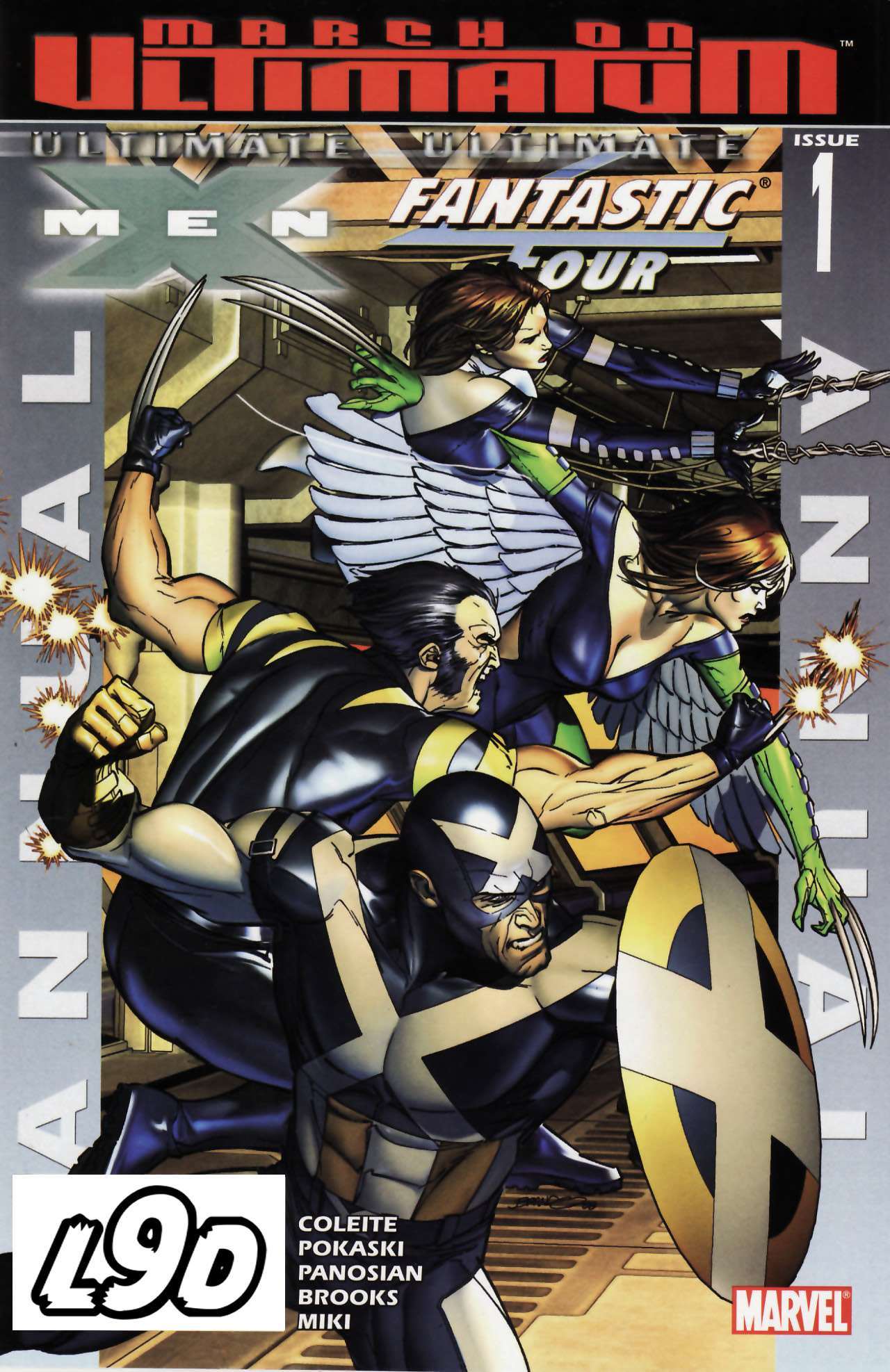 Carátula Ultimate X-Men - Fantastic Four Annual #001.cbr
