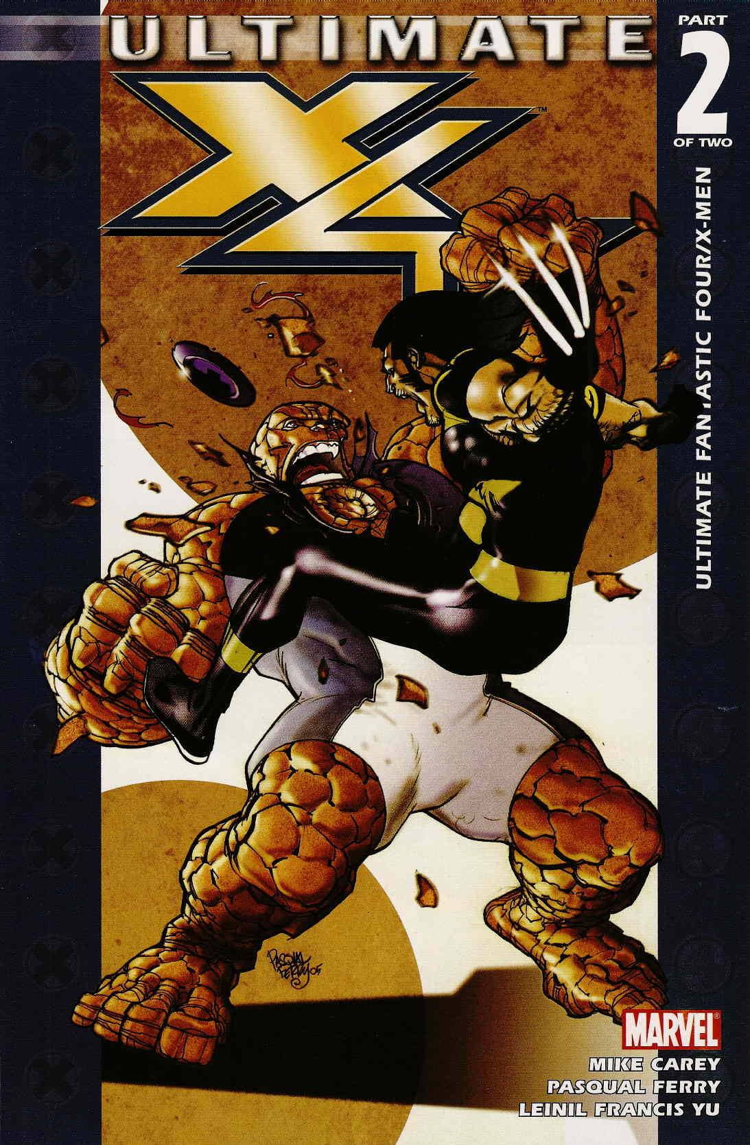 Carátula Ultimate X4 #02 Fantastic Four - X Men.cbr