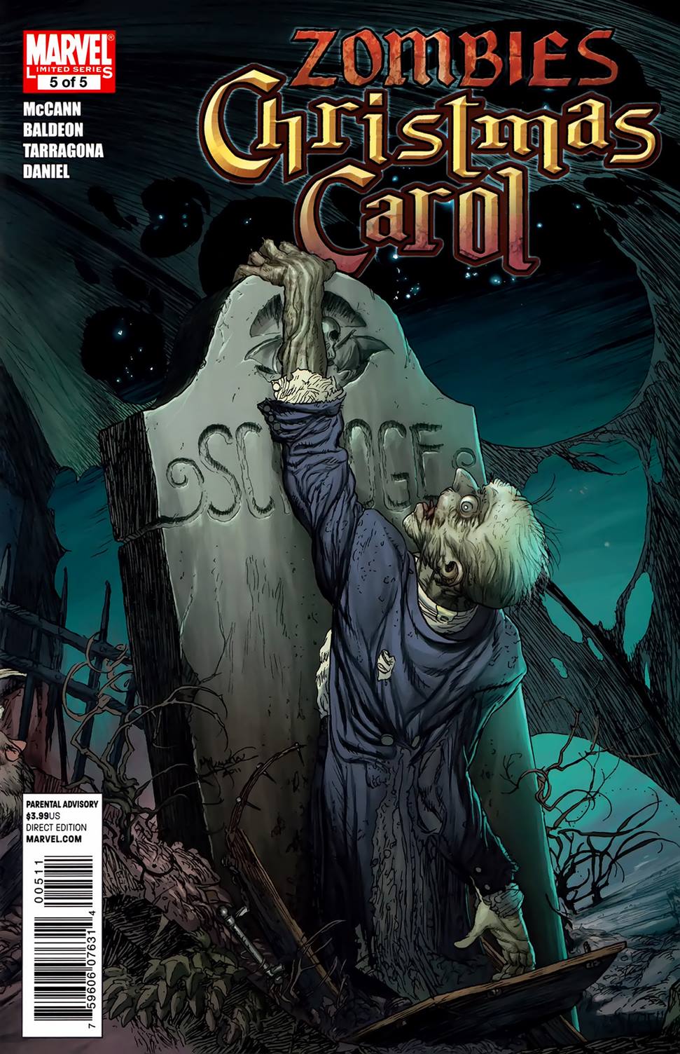 Carátula Un Zombie Cuento de Navidad 5.cbr