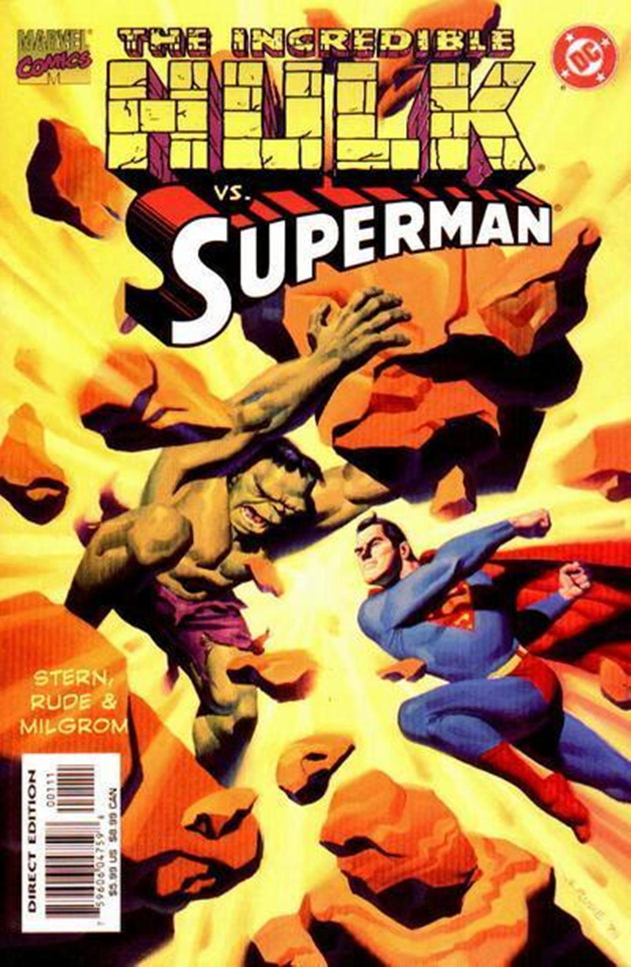 Carátula Marvel vs DC - Superman vs Hulk MARVEL & DC UNIDOS.cbr