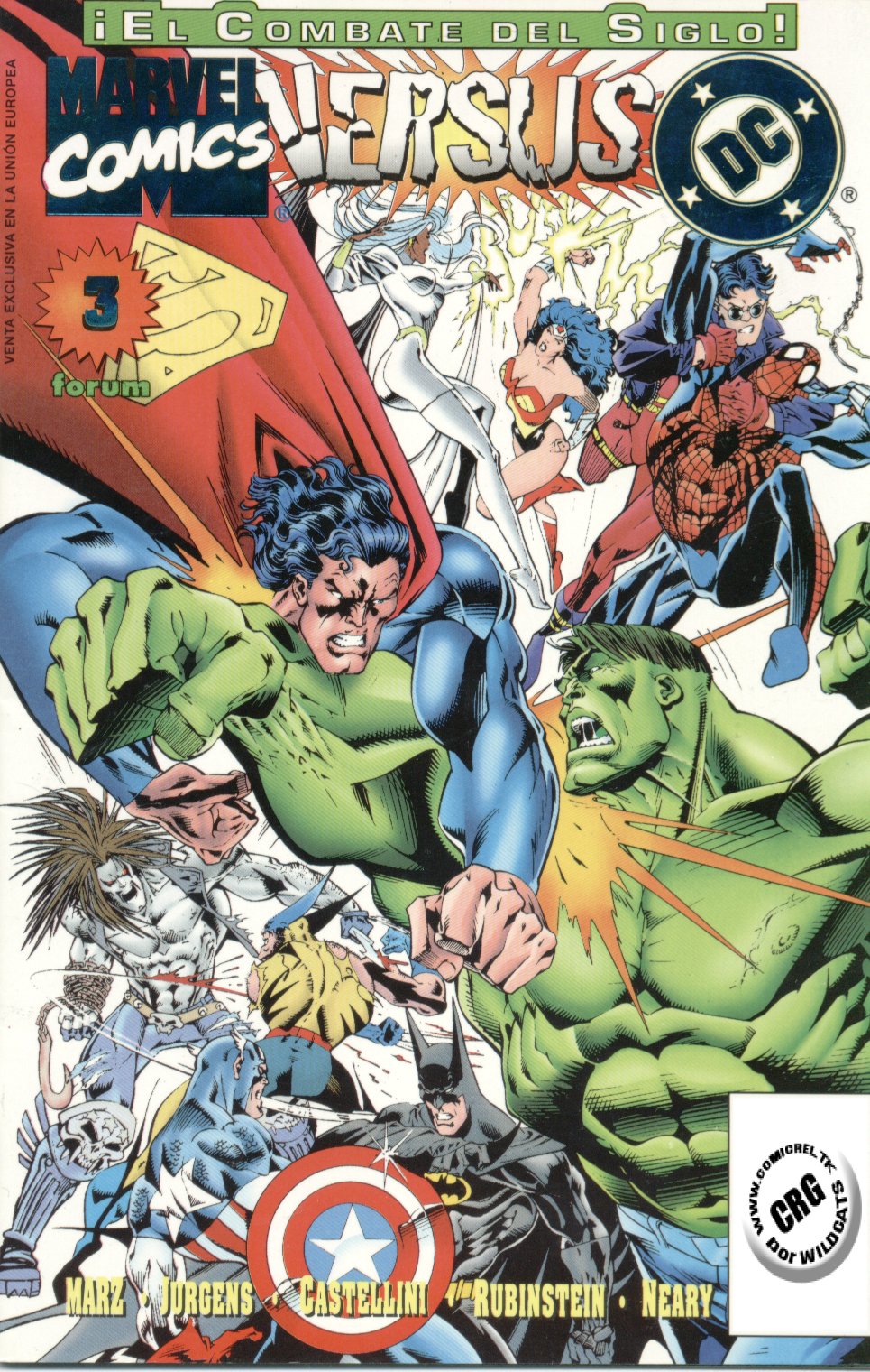 Carátula Marvel Vs DC (3 de 4)MARVEL & DC UNIDOS.cbr
