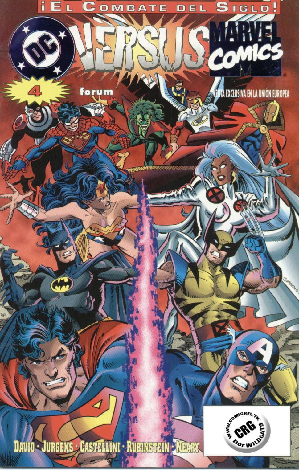 Carátula Marvel Vs DC (4 de 4)MARVEL & DC UNIDOS.cbr
