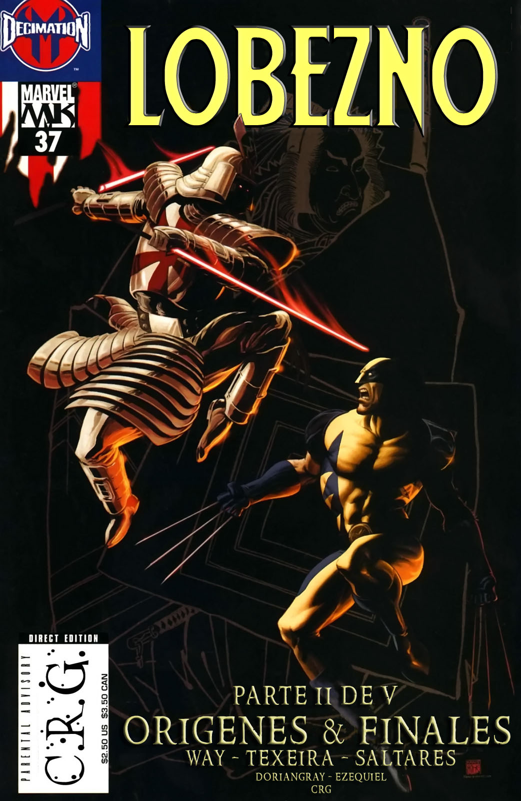 Carátula 20 Wolverine Vol3 37.cbr