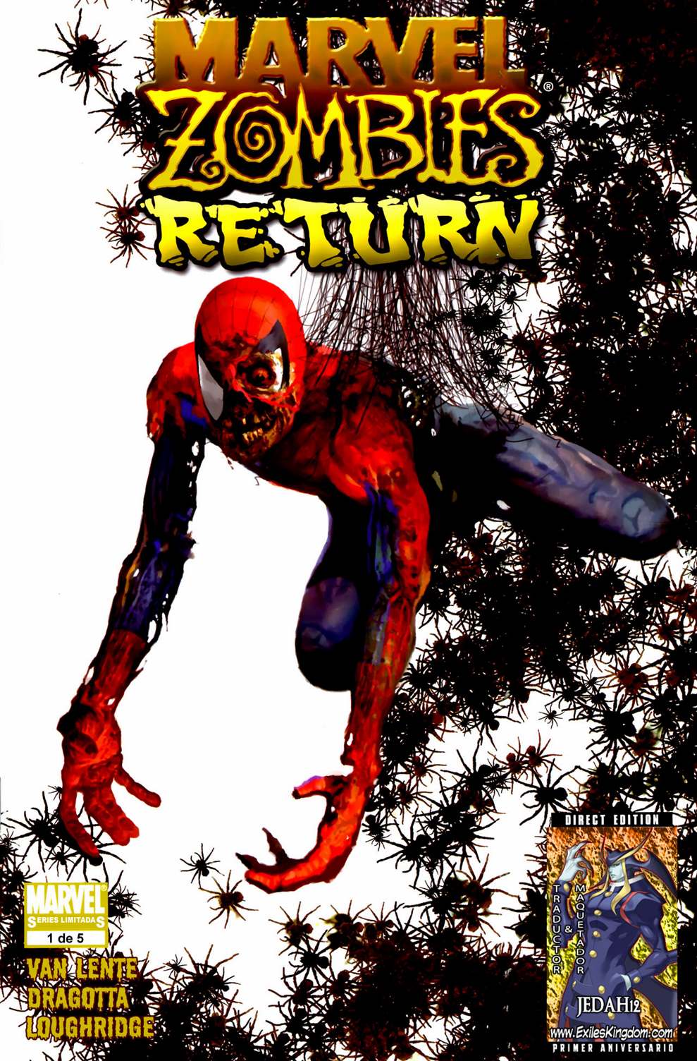 Carátula Marvel Zombies Return 1.cbr