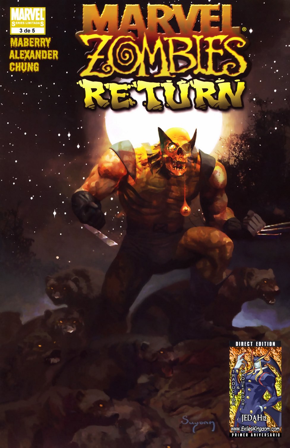 Carátula Marvel Zombies Return 3.cbr