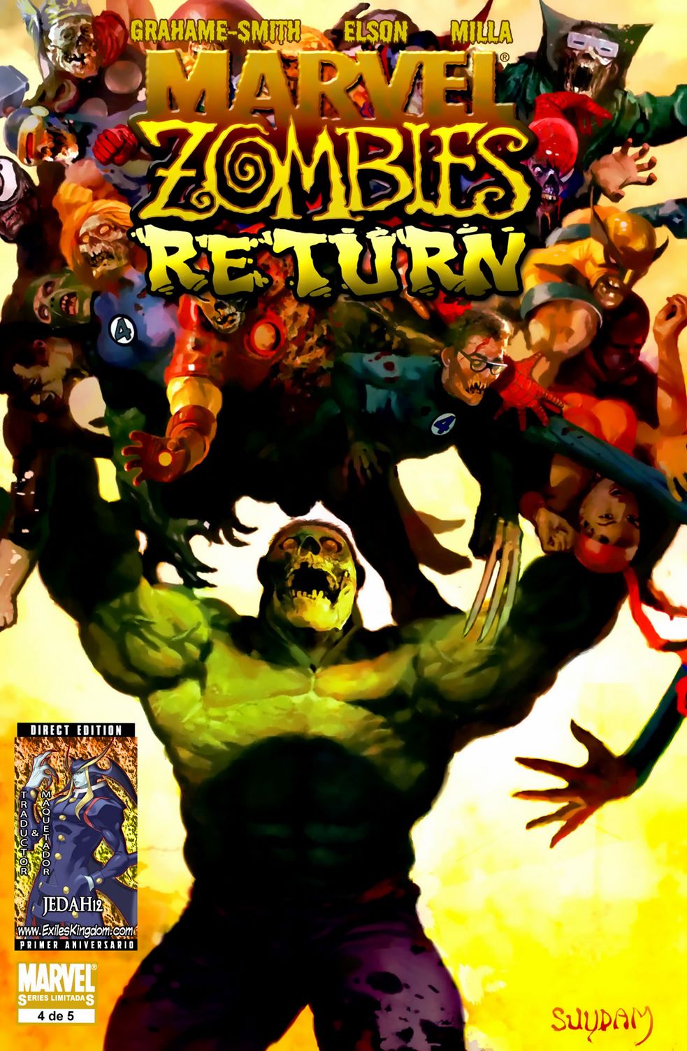 Carátula Marvel Zombies Return 4.cbr