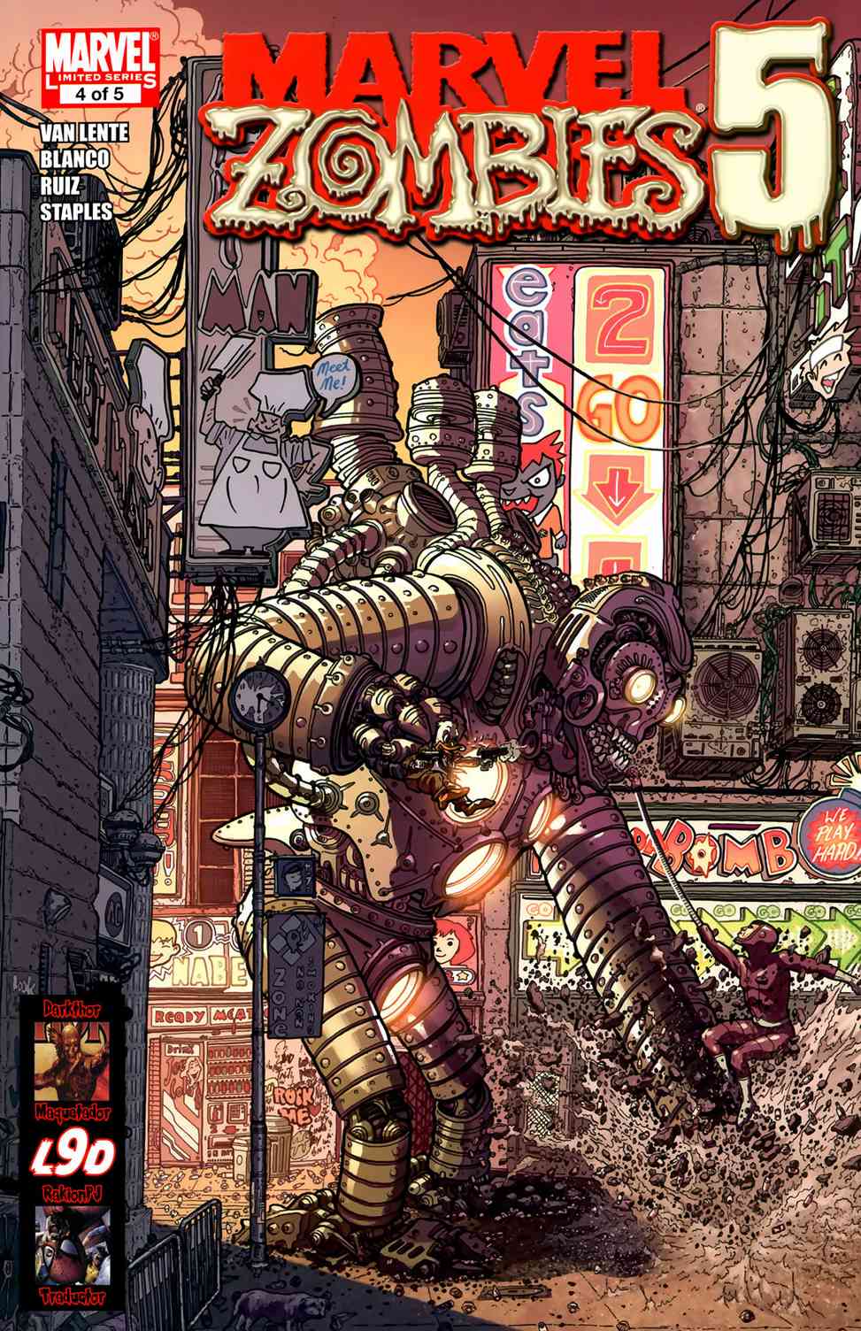 Carátula Marvel Zombies V 4.cbr