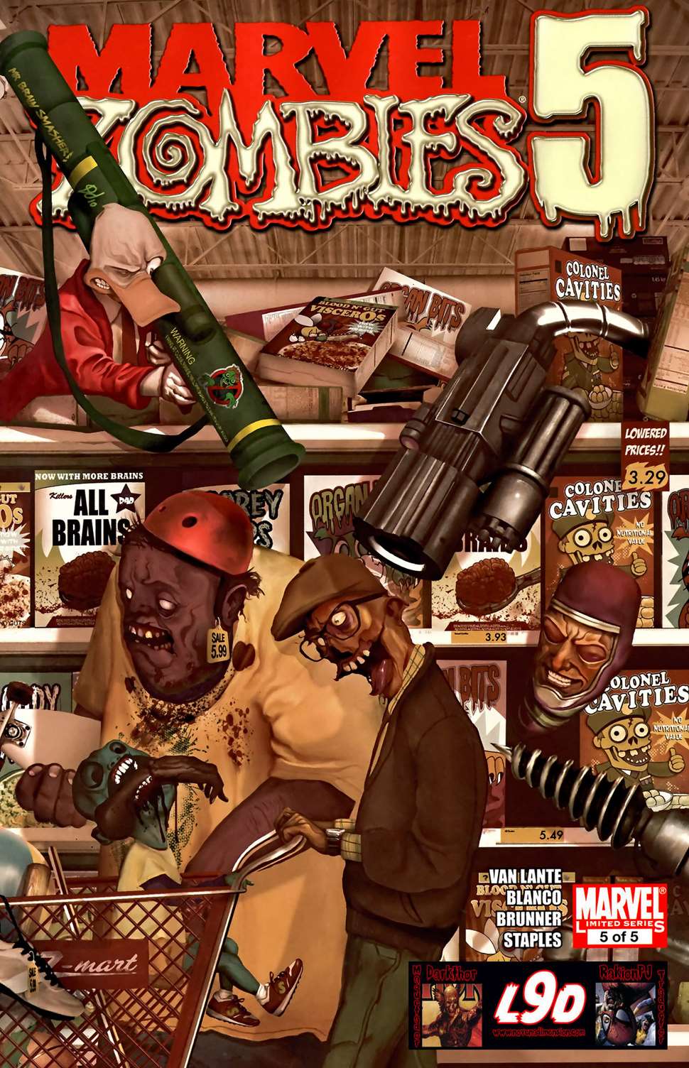 Carátula Marvel Zombies V 5.cbr