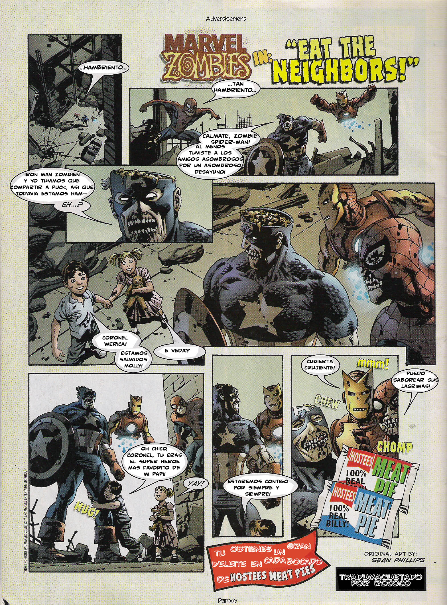 Carátula 2 Marvel Zombies - Come al Vecino.cbr