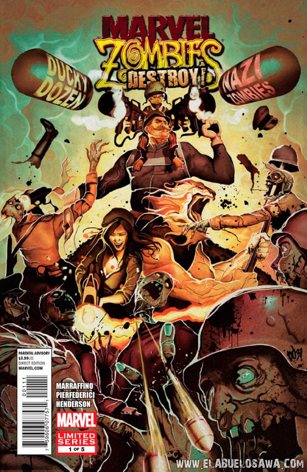Carátula Marvel Zombies Destroy 1.cbr