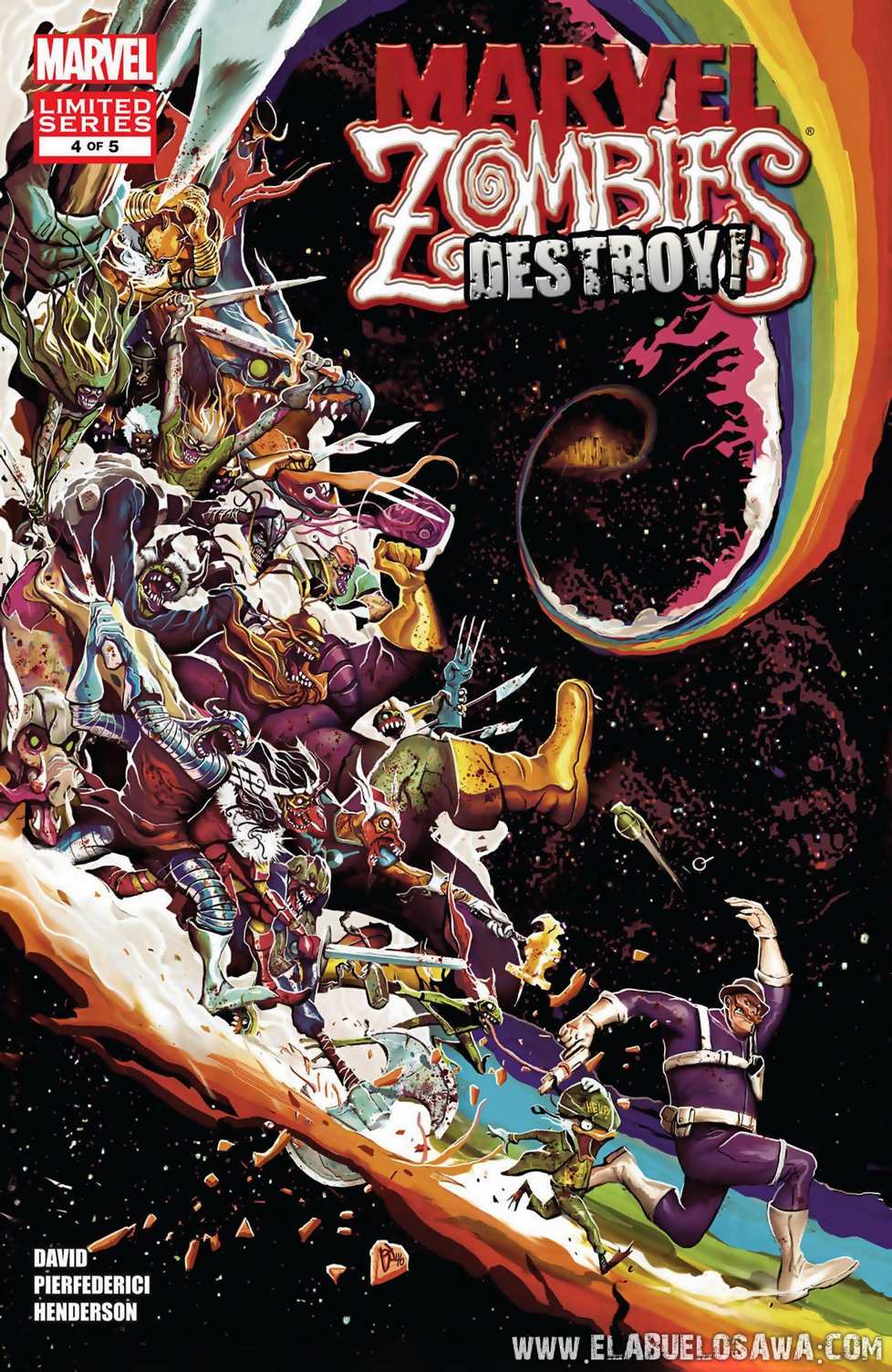 Carátula Marvel Zombies Destroy 4.cbr