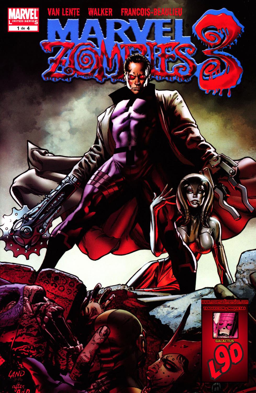 Carátula Marvel Zombies III No.1.cbr