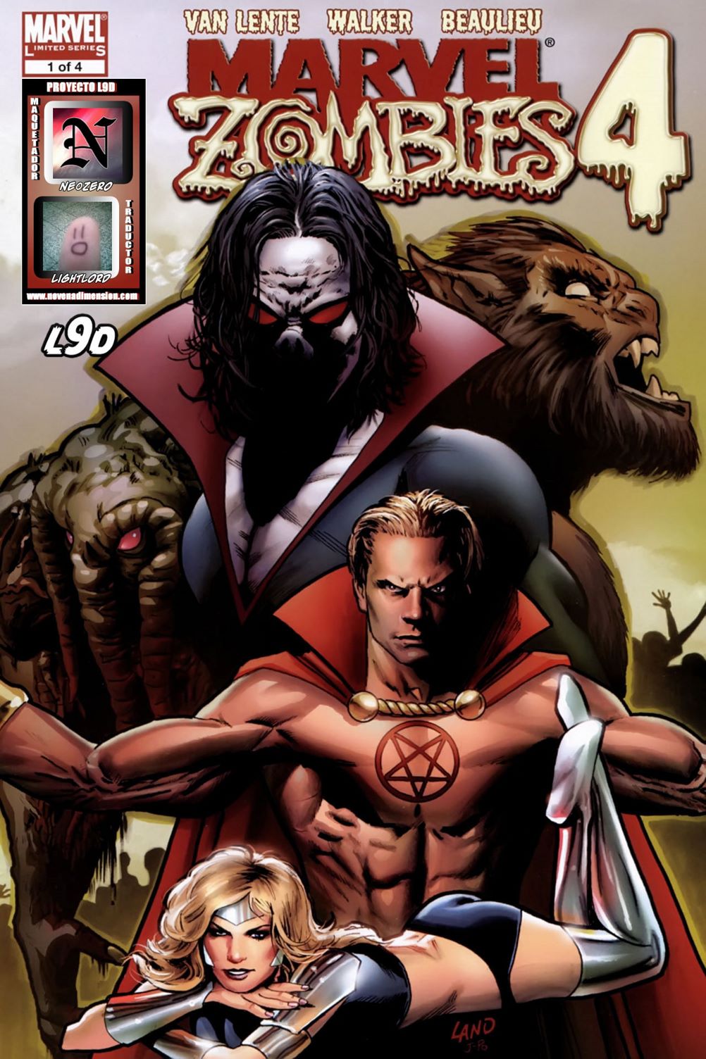 Carátula Marvel Zombies IV No.1.cbr