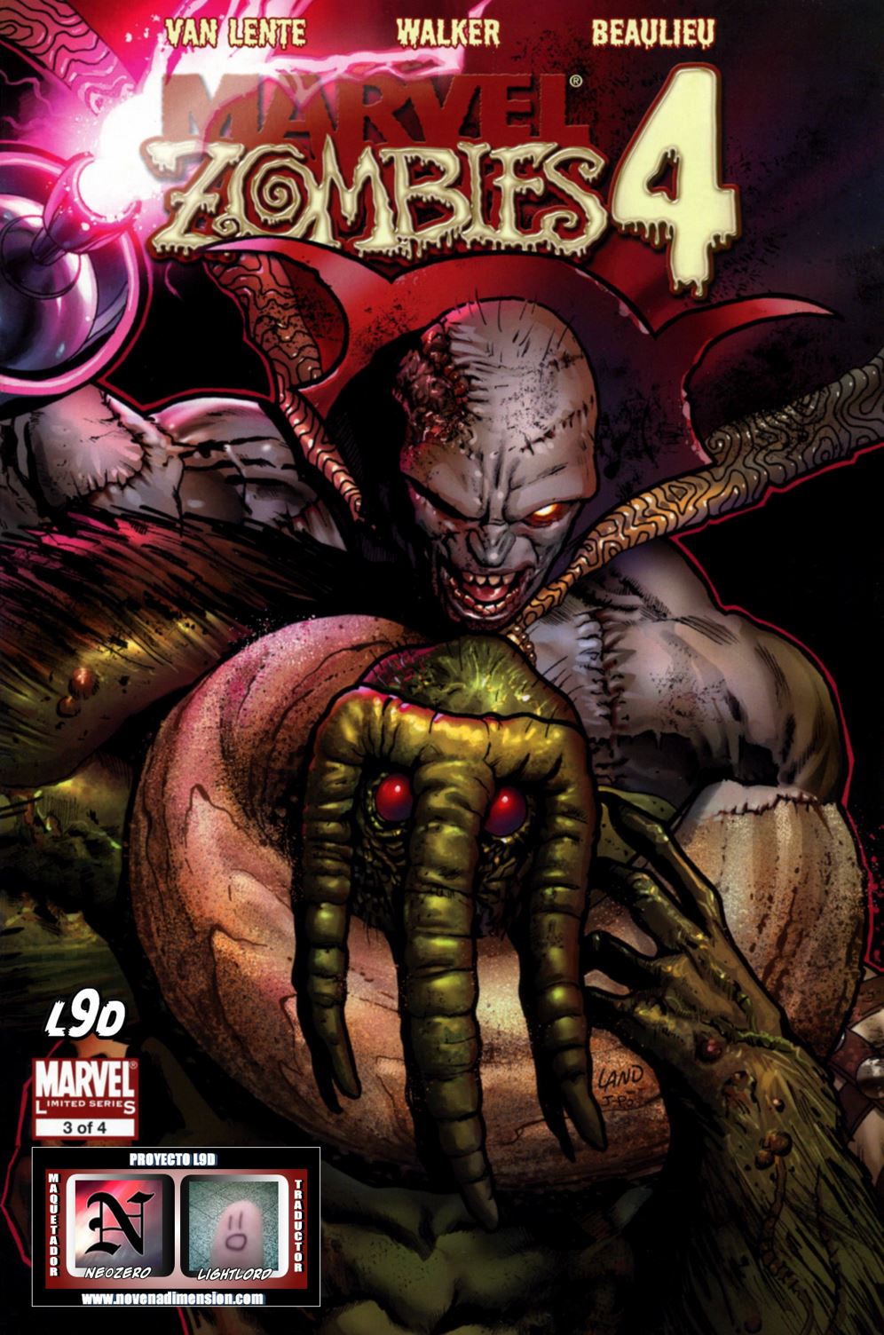 Carátula Marvel Zombies IV No.3.cbr