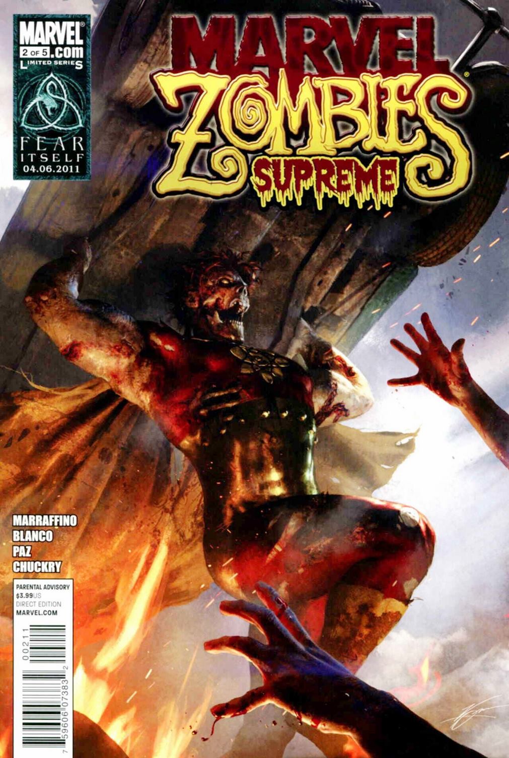 Carátula Marvel Zombies Supreme 2.cbr