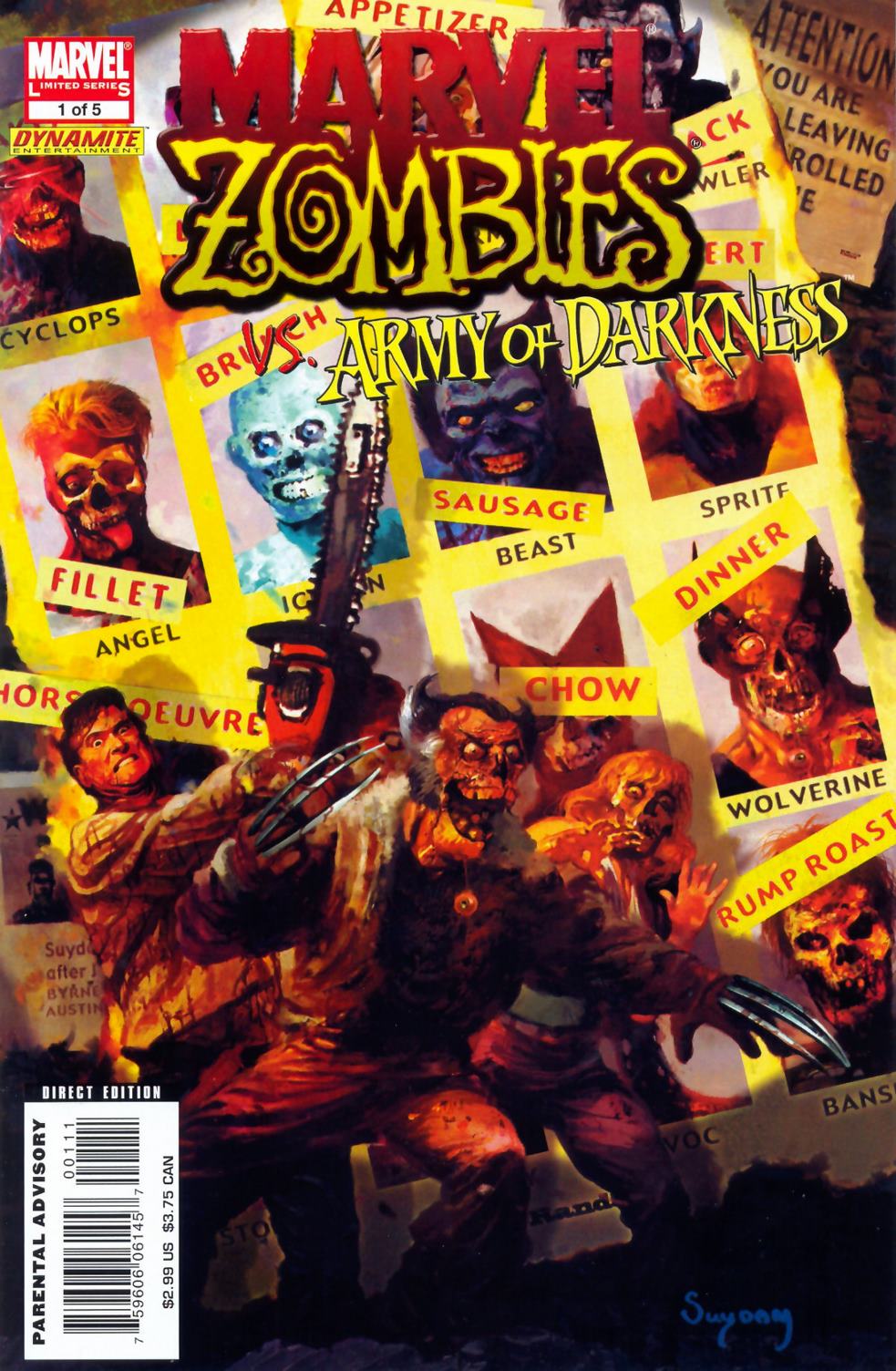 Carátula 3.- Marvel Zombies vs Army of Darkness 1.cbr