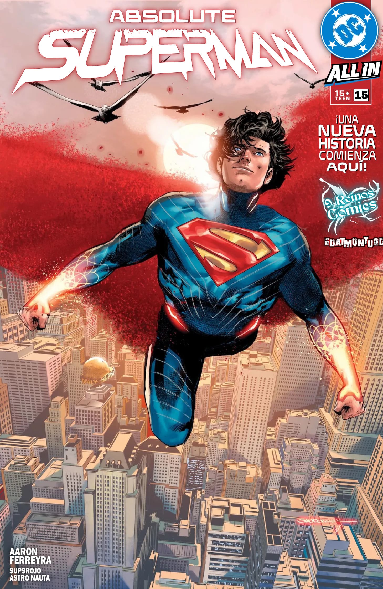 Carátula Absolute Superman #15