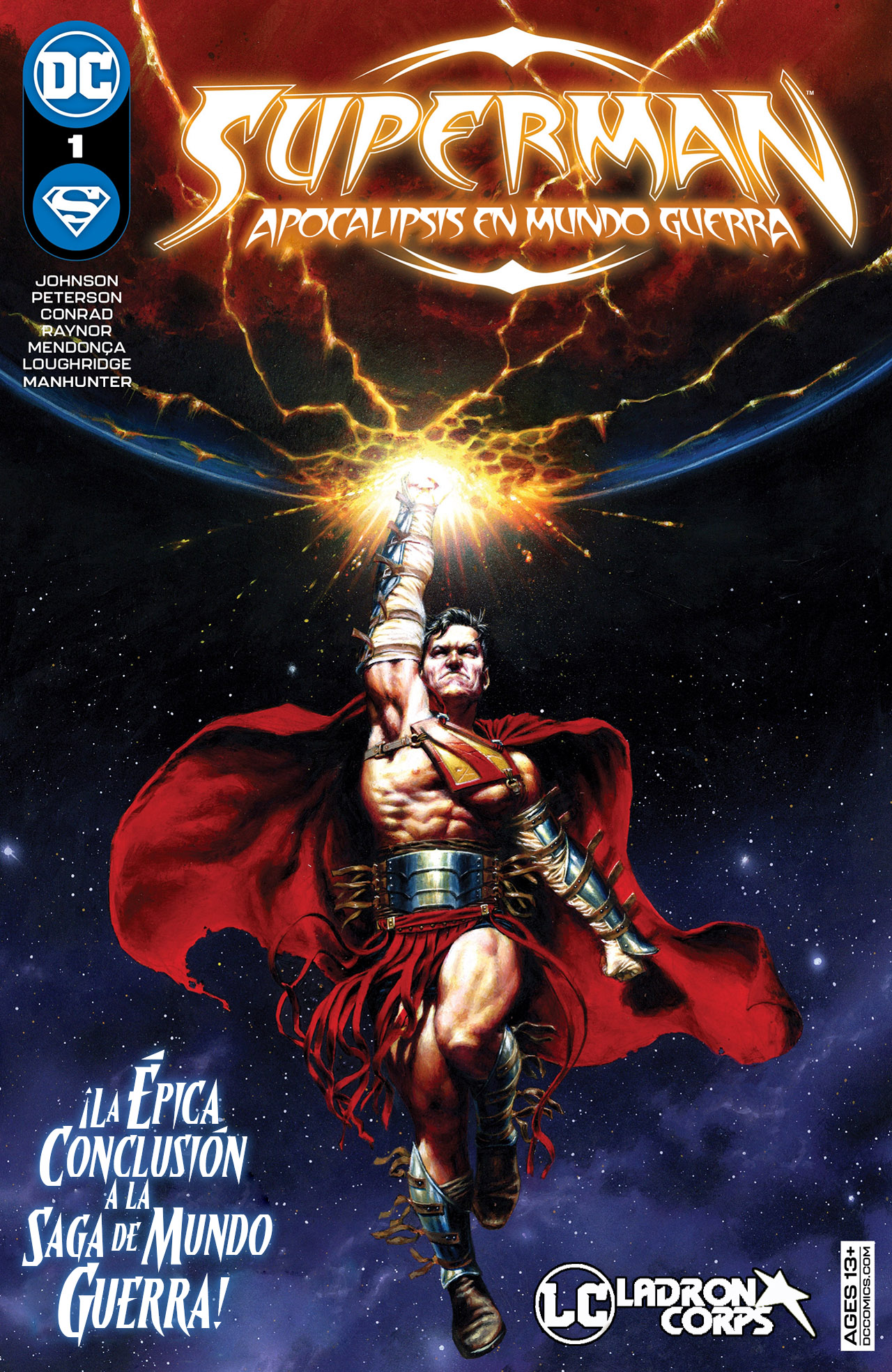 Carátula Action Comics #1052b - Superman Warworld Apocalypse 001