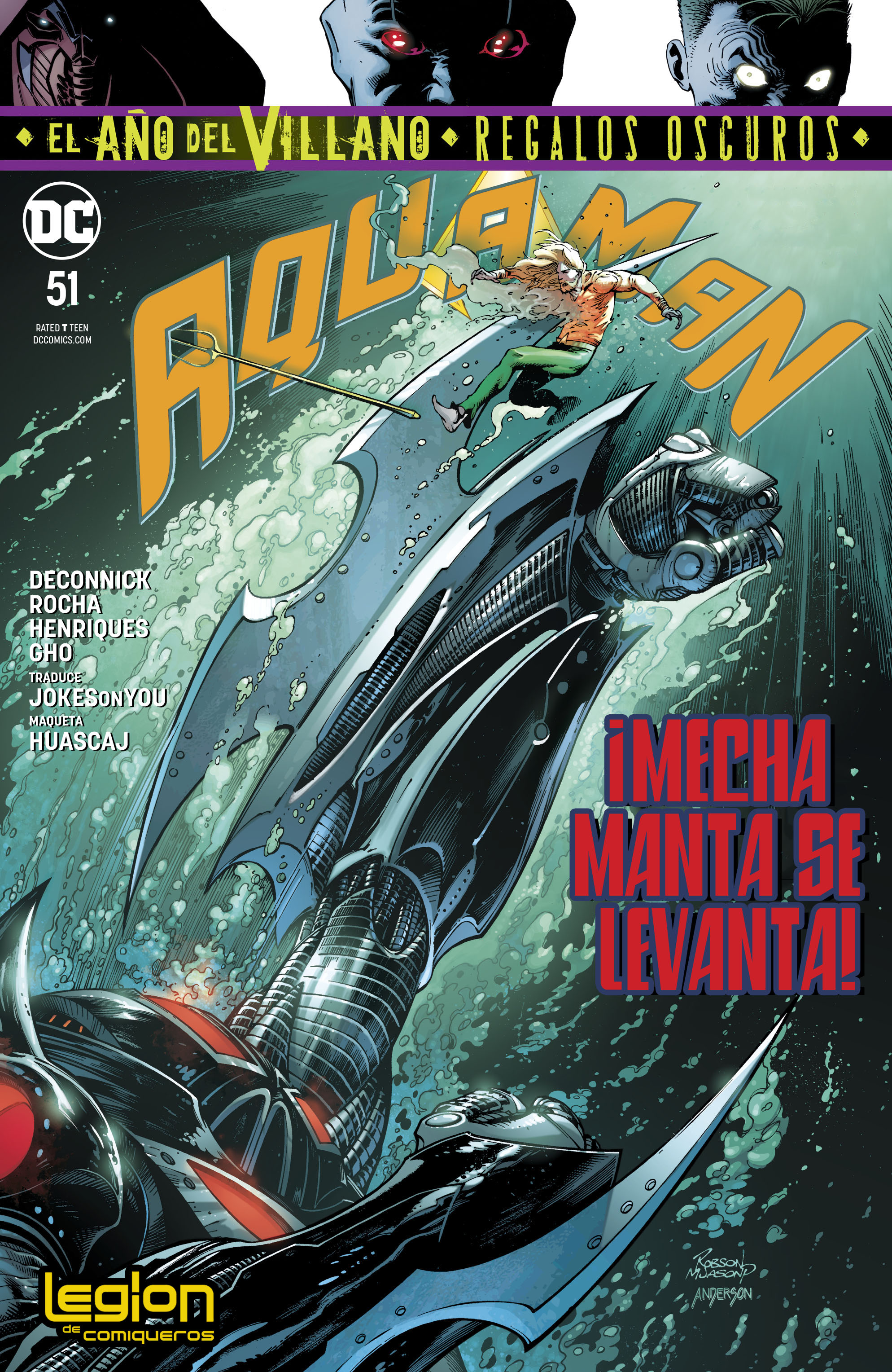 Carátula Aquaman Vol.8 #51 [LDC] @Comicverso.cbz