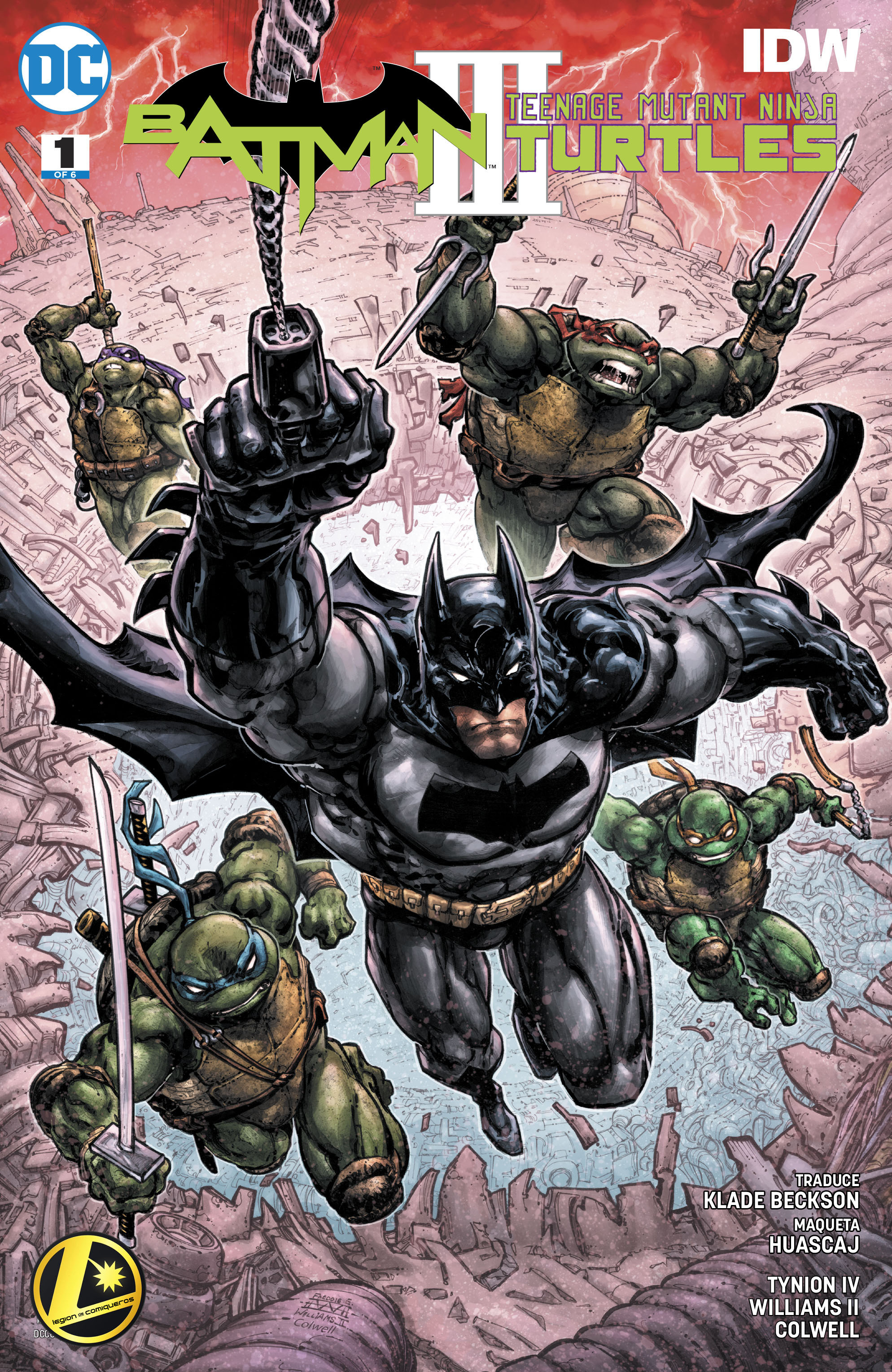 Carátula Batman-TMNT III 001 L.cbz