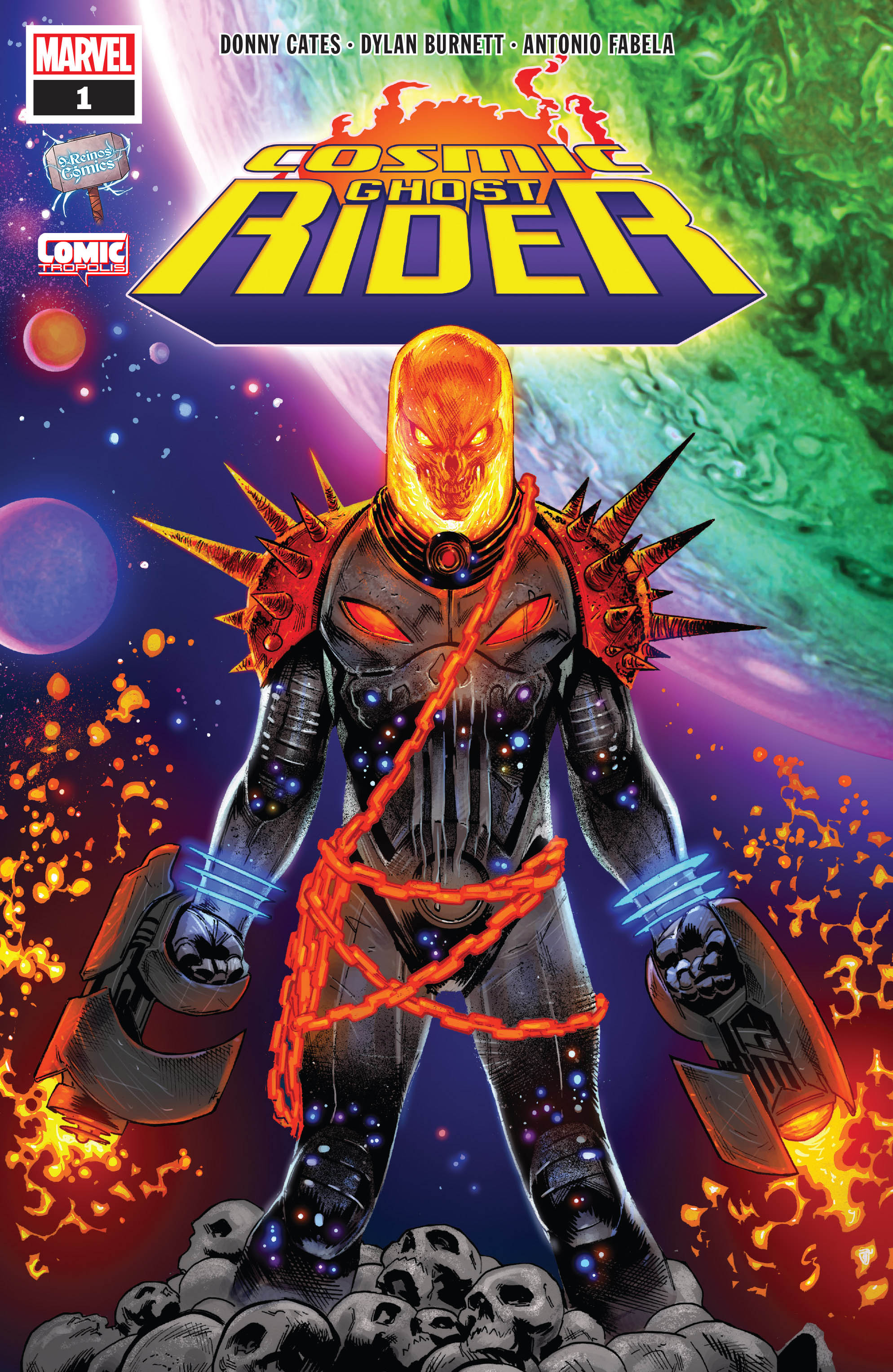 Carátula Cosmic Ghost Rider Vol.1 #01 [Fresh Start]
